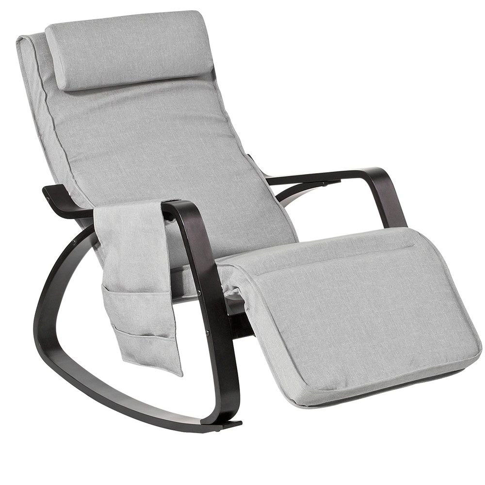 SoBuy Schaukelstuhl FST20, Schwingsessel Relaxsessel mit günstig online kaufen