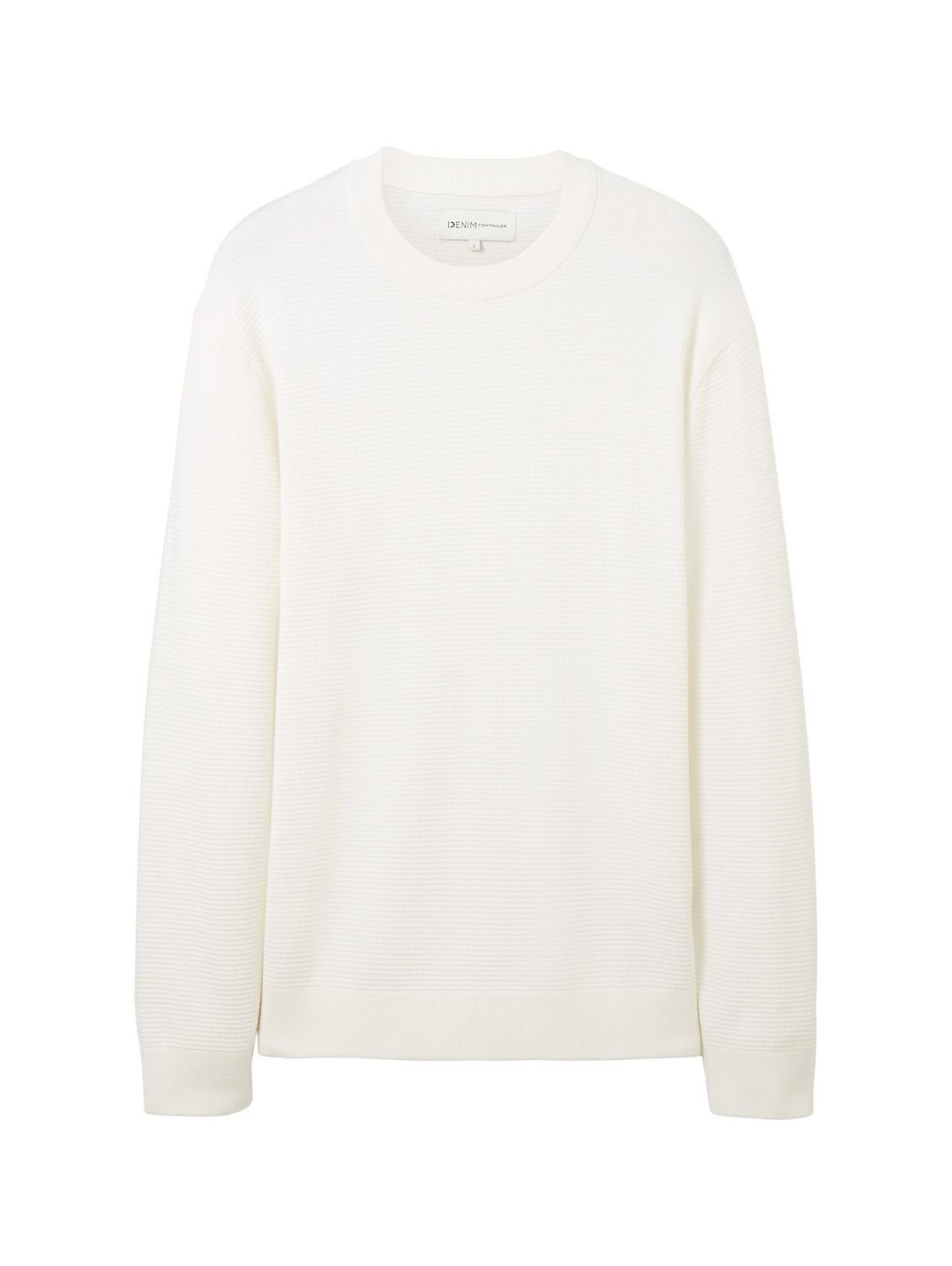 TOM TAILOR Denim Strickpullover STRUCTURED BASIC günstig online kaufen