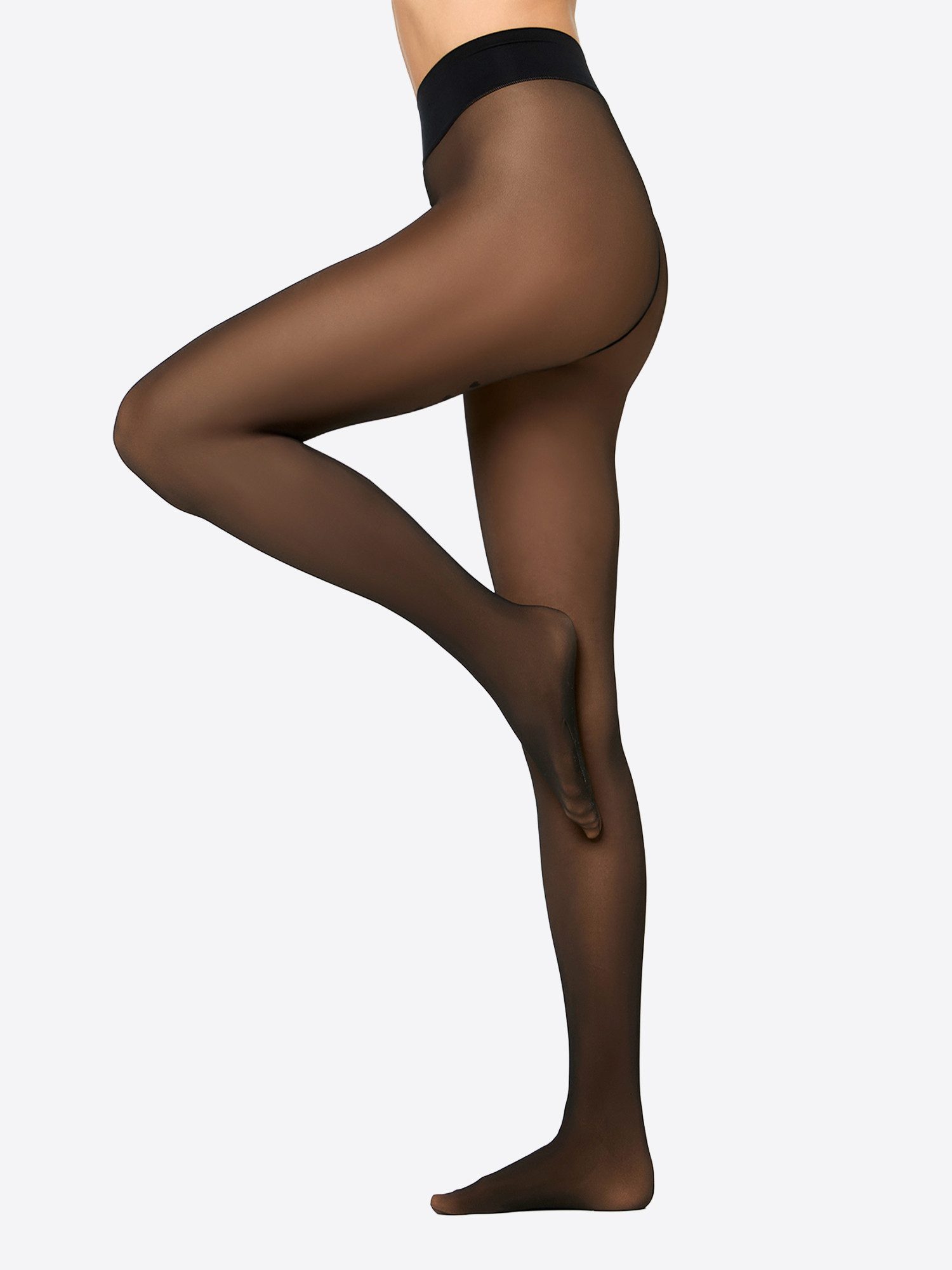 Nur Die Feinstrumpfhose Warm & Transparent Print Transparente Strumpfhose, Nylon