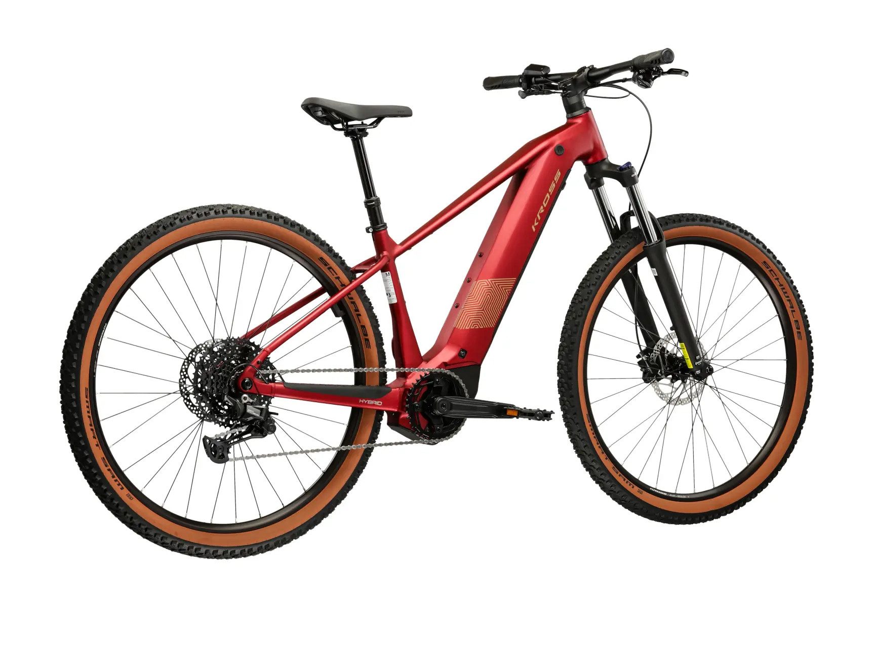Kross E-Bike Mountainbike Influx Hybrid 3.0 21,3Ah / 800 Wh 29 Zoll rot 10 Gänge 2026, 10 Gang Shimano CUES U6000 Schaltwerk, Kettenschaltung, Mittelmotor, 800 Wh