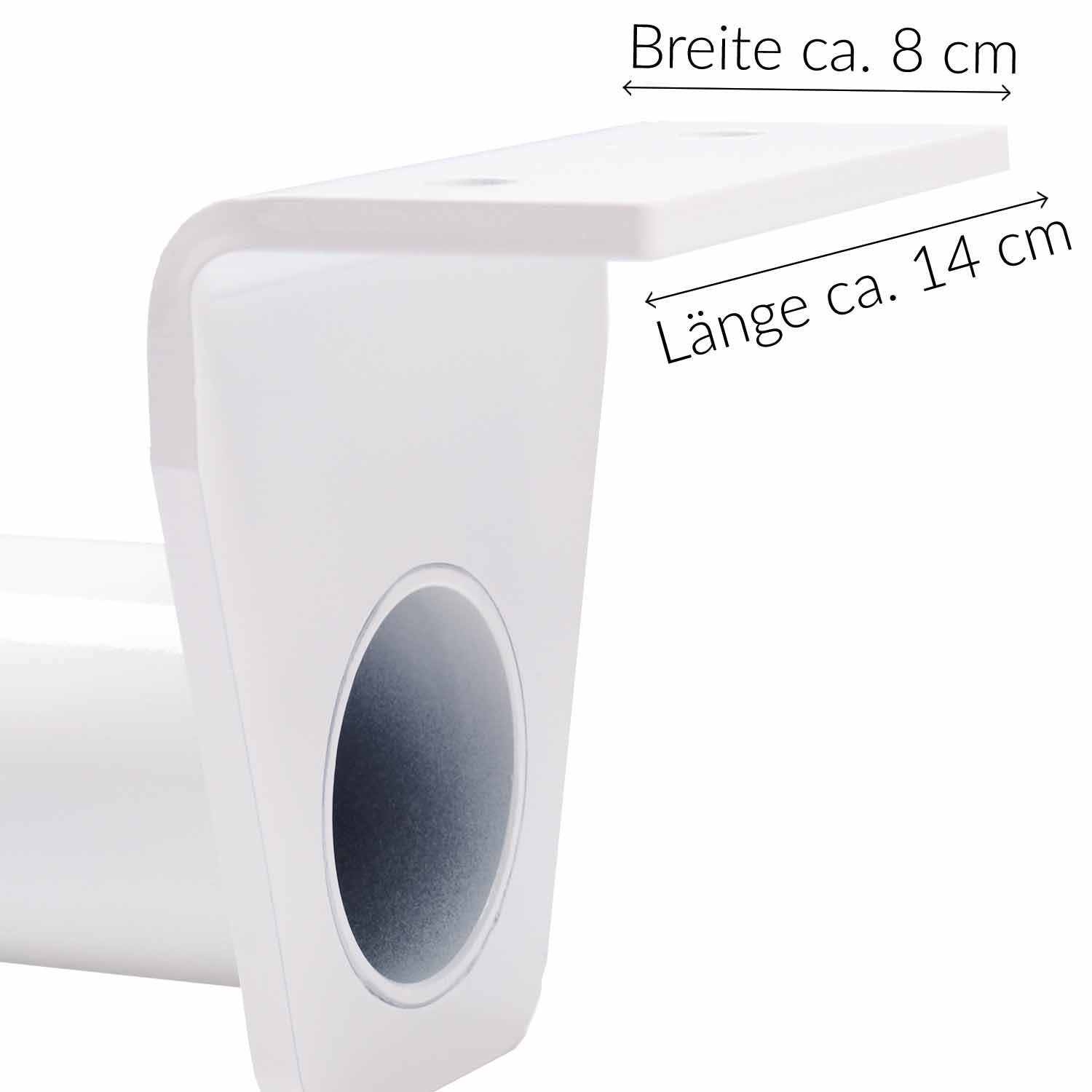 Diabolo Freizeitsport Nestschaukel Vertikaltuch 6m (rot) + Deckenhalterung (weiß), (1-tlg)