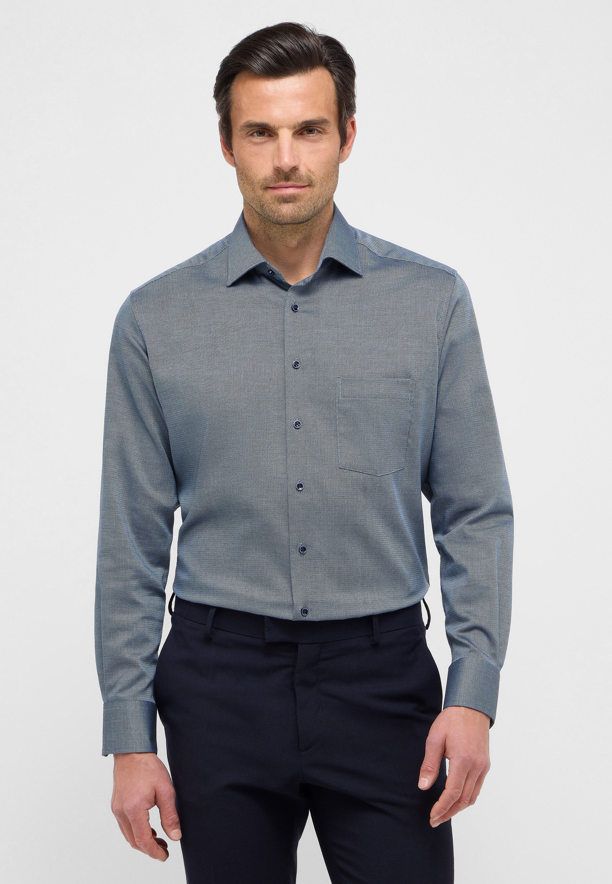 Eterna Langarmhemd MODERN FIT NON IRON günstig online kaufen