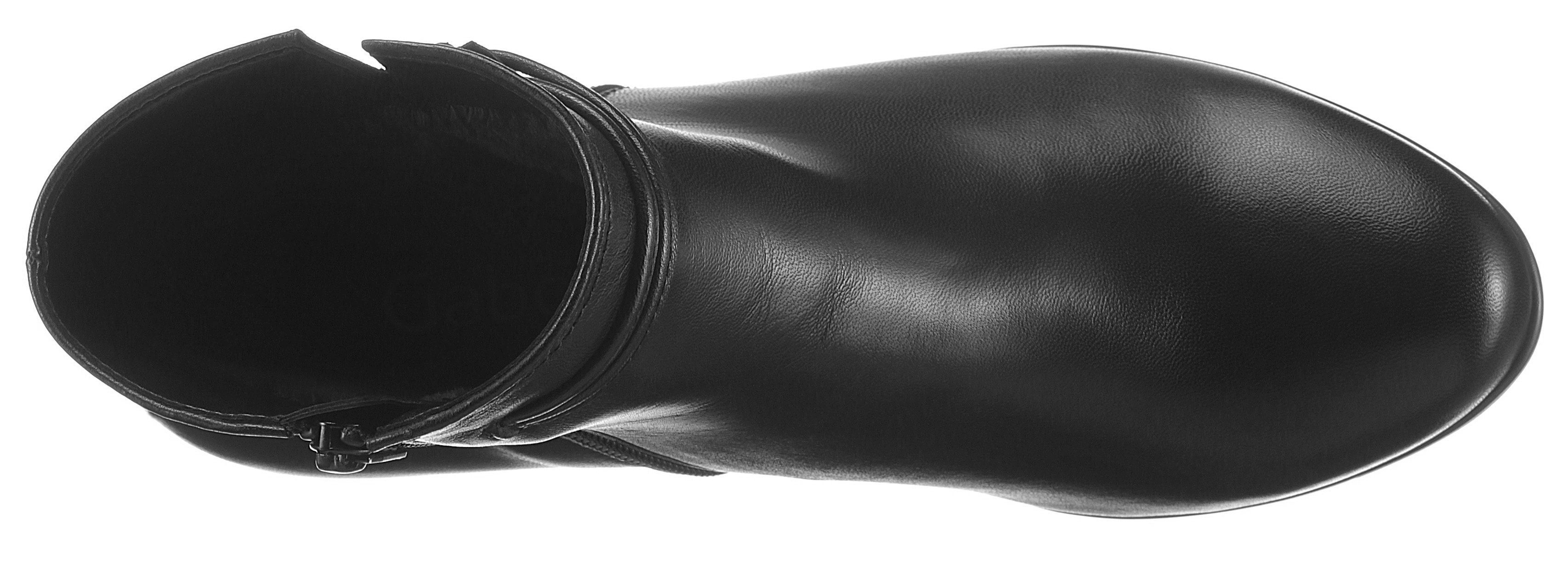 Gabor Stiefelette, Trichterabsatz, Ankleboots mit Hovercraft Luftkammer-Laufsohle