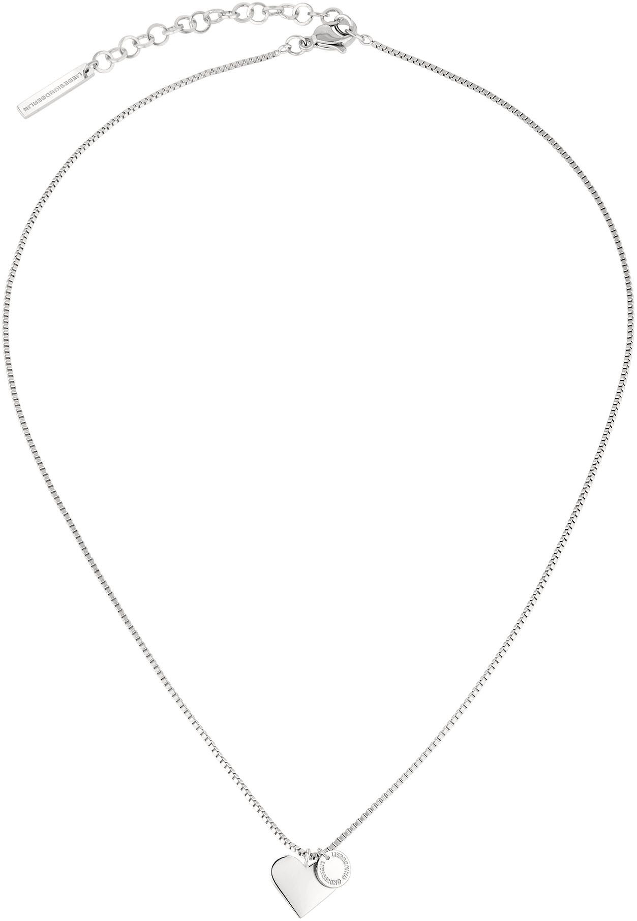 Liebeskind Berlin Kette mit Anhänger Schmuck Geschenk Edelstahl Halskette Herz