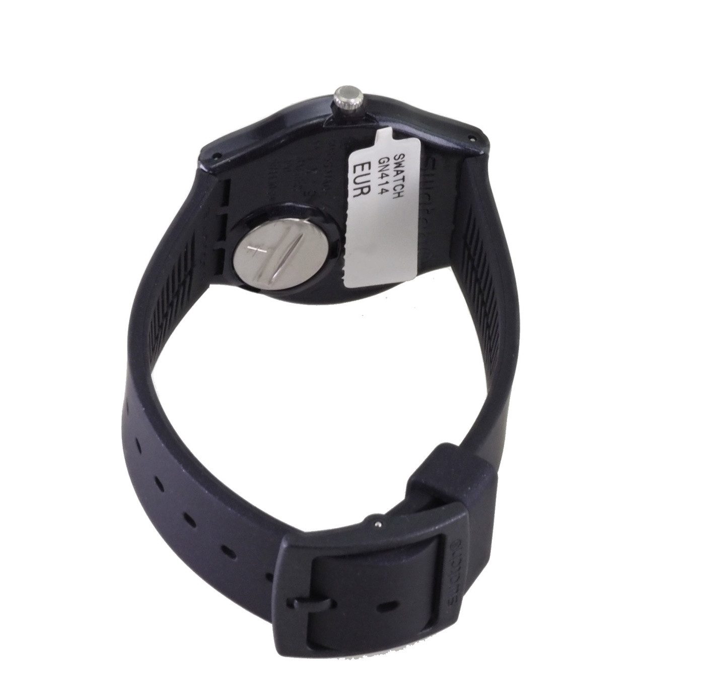 Swatch Quarzuhr Swatch Unisex Quarz Uhr GN414 NAITBAYA X10, (Silber)