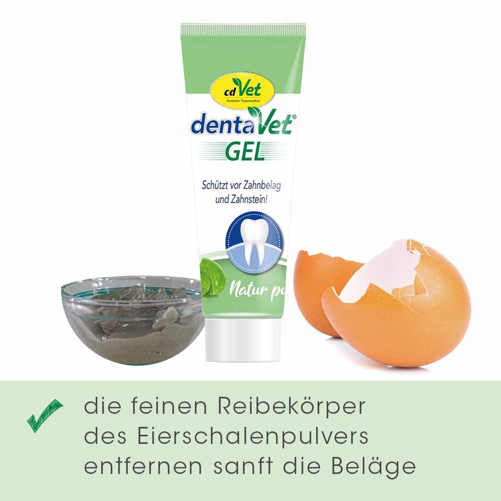 cdVet dentaVet Gel, Ergänzungsfutter für: Katzen, Hunde, schonende Zahnpflege