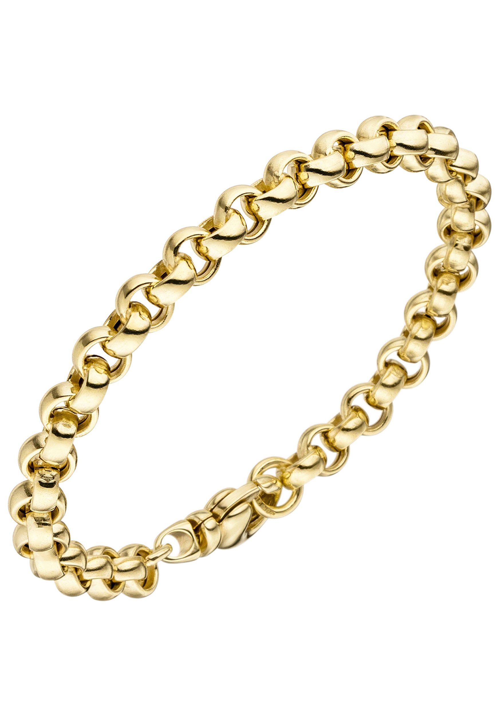 JOBO Goldarmband, Erbsarmband 585 Gold 19 cm