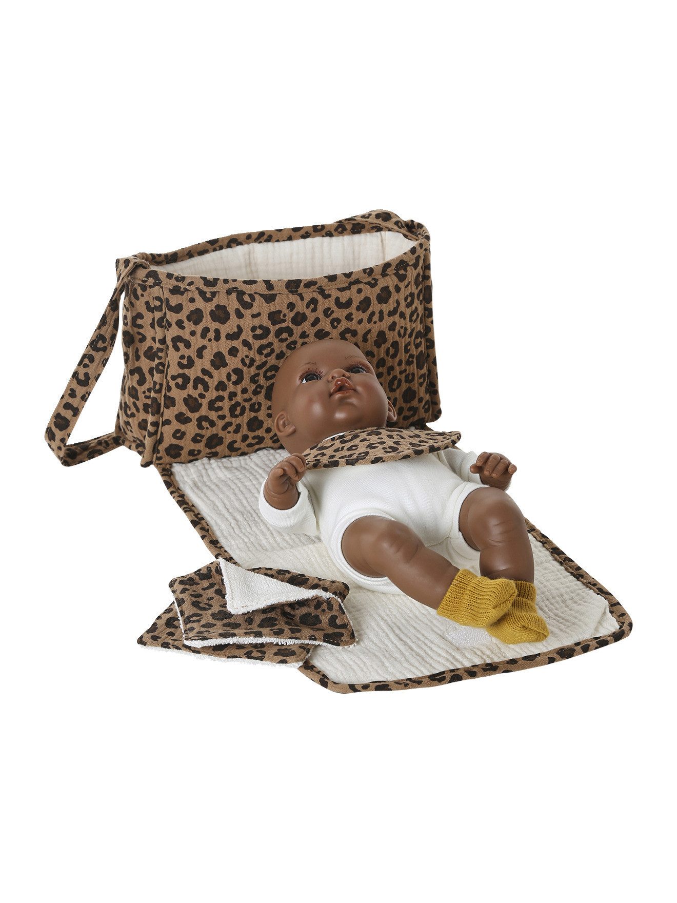 vertbaudet Puppen Accessoires-Set Puppen-Wickeltasche mit Zubehör Leo-Capsule