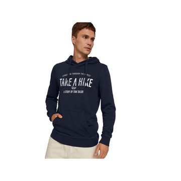 TOM TAILOR Sweatshirt dunkel-blau regular (1-tlg)