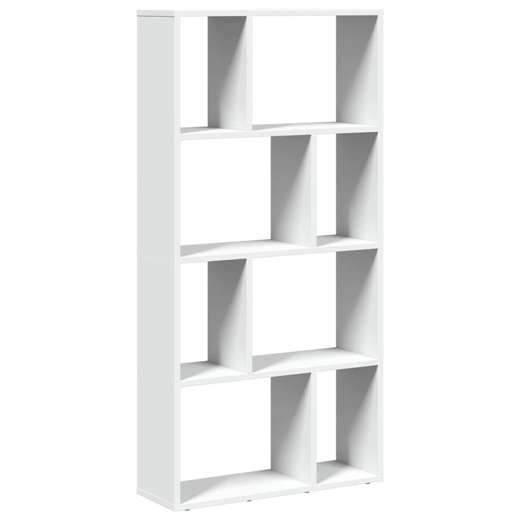 vidaXL Bücherregal Bücherregal Weiß 60 x 20 x 120,5 cm Holzwerkstoff, 1-tlg.
