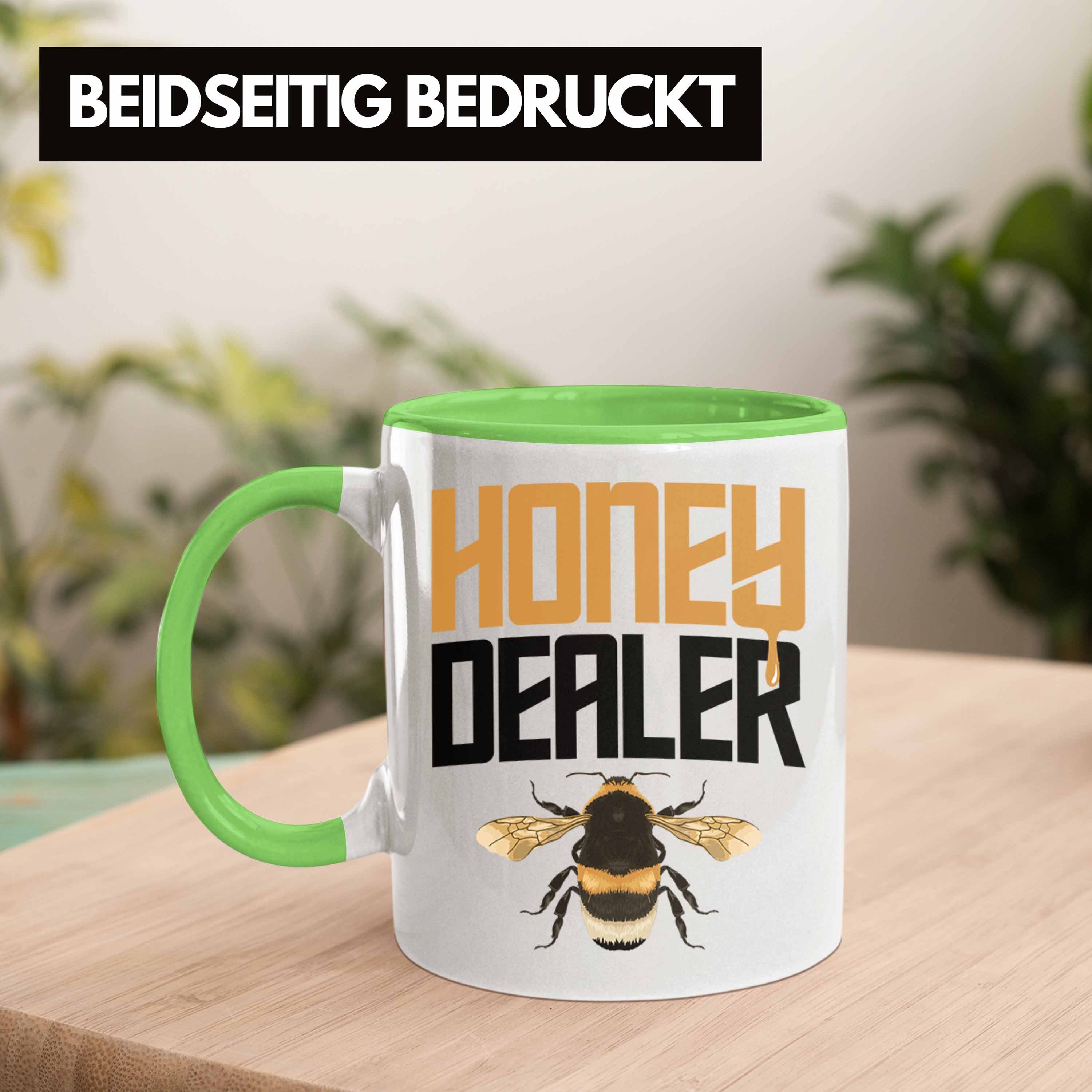 Grün Trendation Zuebhör Dealer Bienenzucht Kaffeetasse Tasse Honig Imker Geschenkideen - Geschenk Bienenzüchter Bienen Trendation Tasse