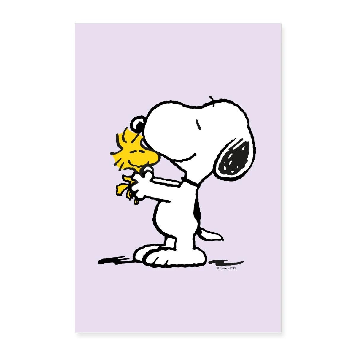 Poster Peanuts Snoopy Und Woodstock Freunde Poster 60x90 cm