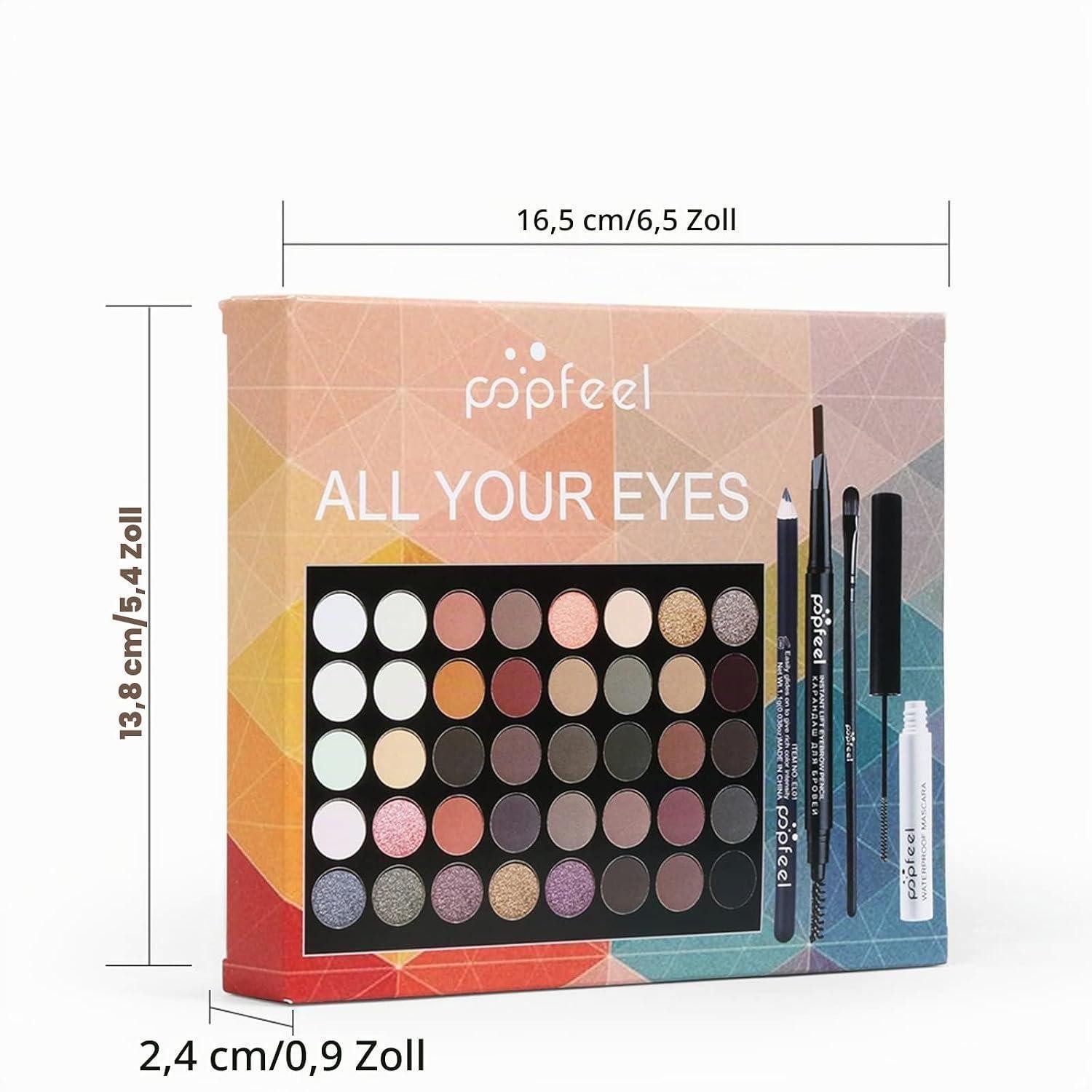 LuxusKollektion Schmink-Set Schminkkoffer 40 Farben Lidschatten-Set