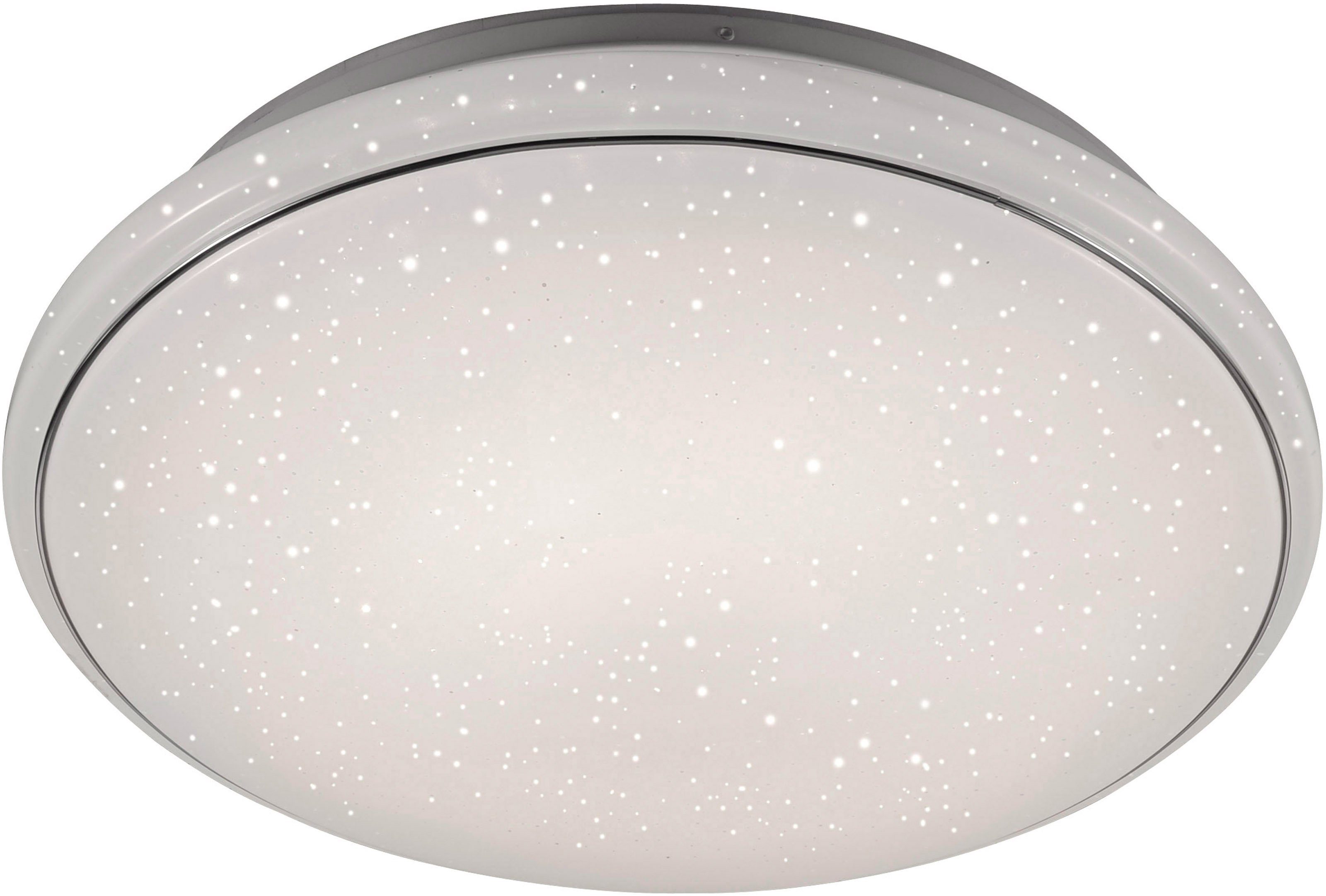 JUST LIGHT Deckenleuchte JUPITER, Dimmfunktion, Memoryfunktion, mehrere Helligkeitsstufen, LED fest integriert, Neutralweiß, Warmweiß, Tageslichtweiß, CCT - Farbtemperaturregelung, dimmbar über Fernbedienung, Ø 59 cm