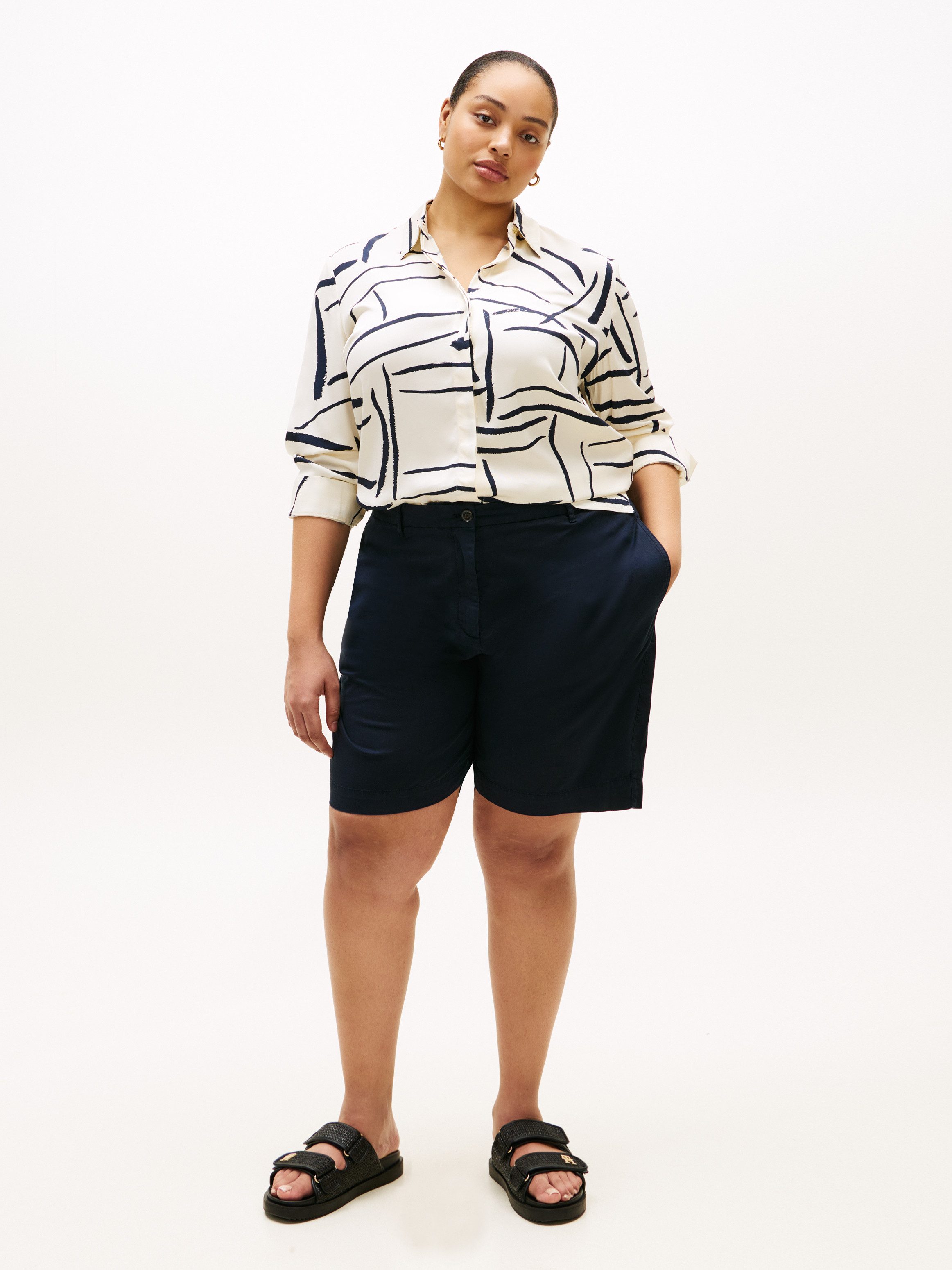 Tommy Hilfiger Curve Chinoshorts CRV CO GMD BLEND CHINO SHORT in großen Größen