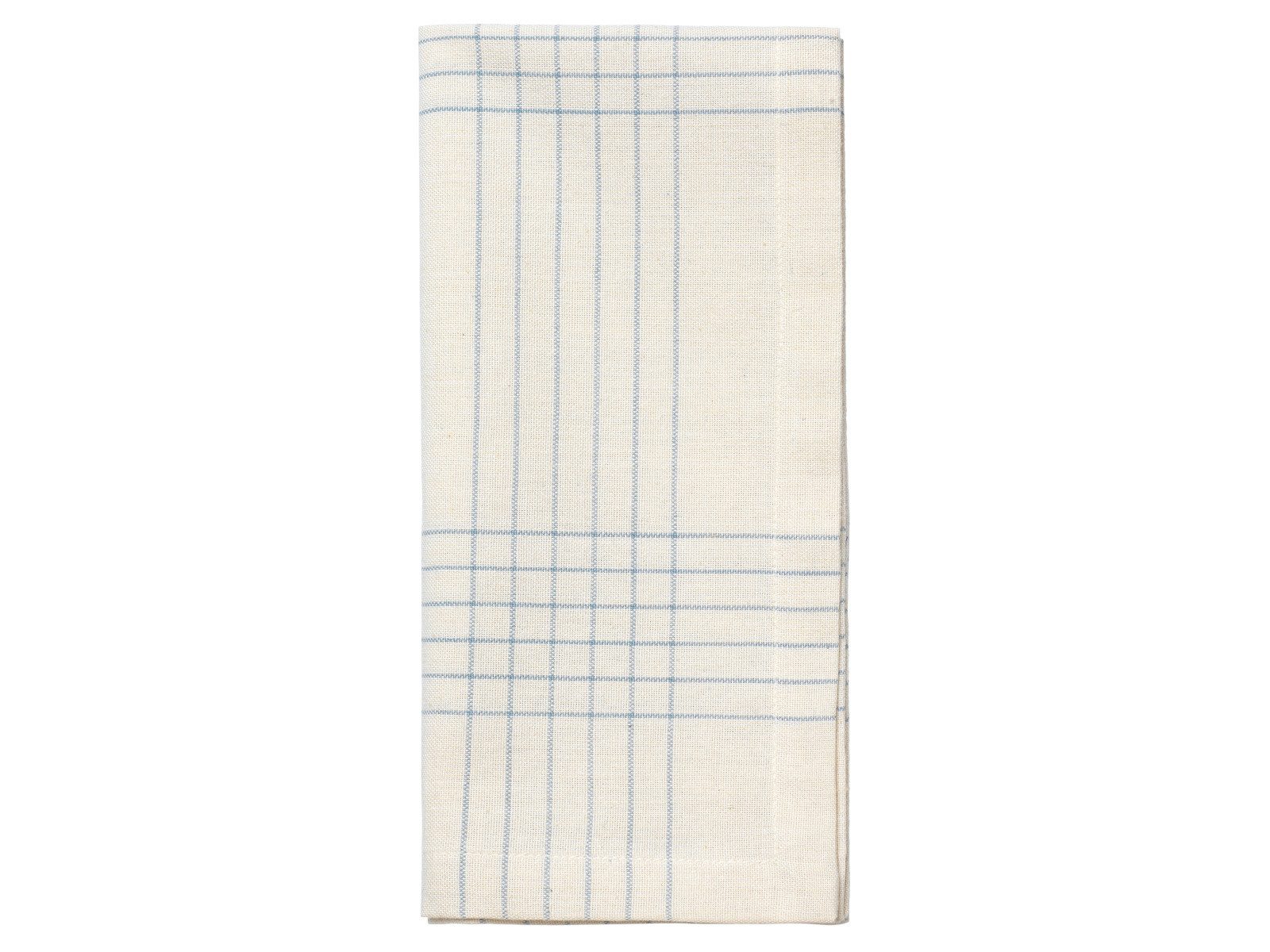 Broste Copenhagen Stoffserviette Alice Serviette dusty blue/natural 45x45cm (1 Stück)
