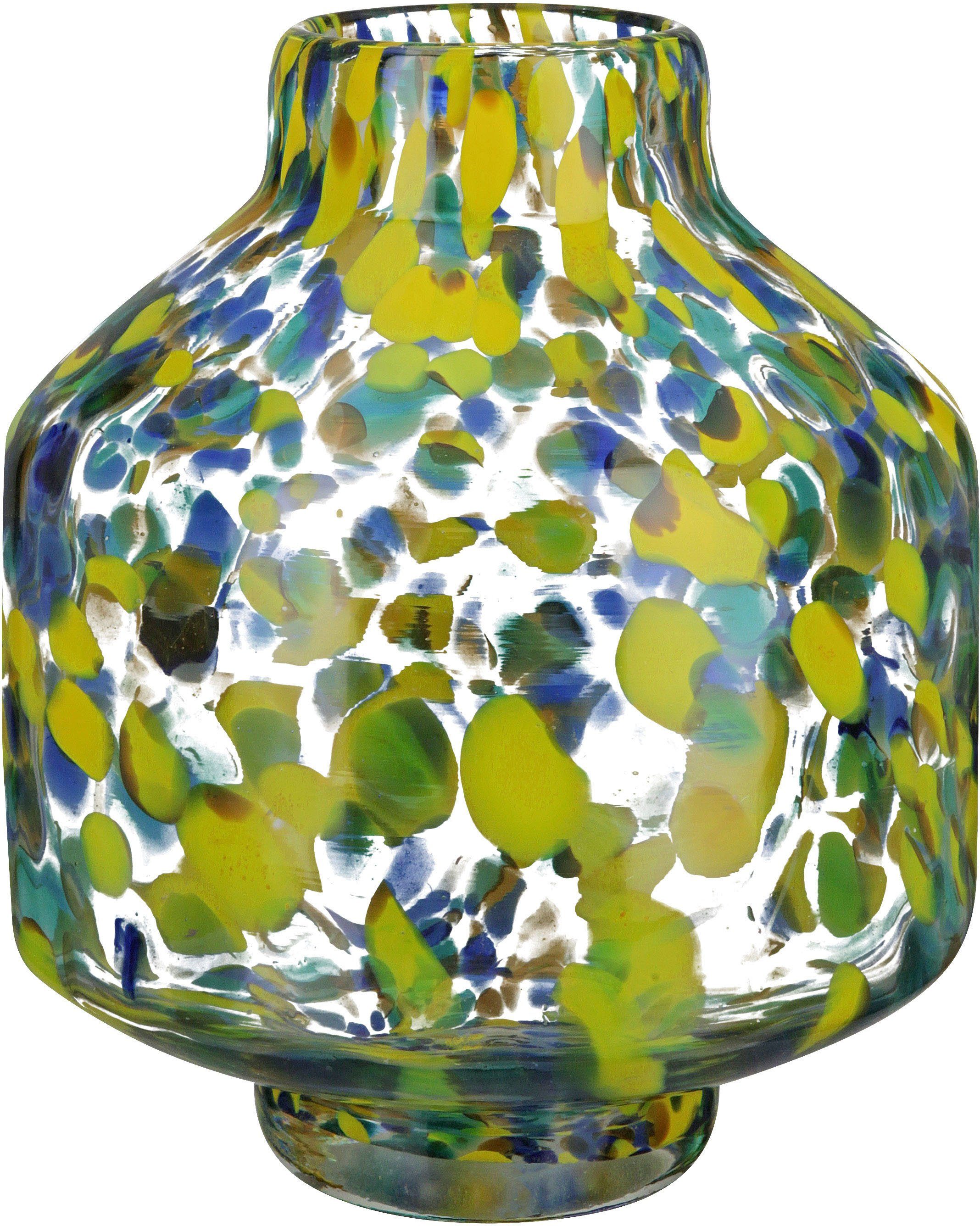 Blumenvase Splash, ca. Glas, Tischvase Höhe 22 St), Vase aus GILDE (1 cm dekorative
