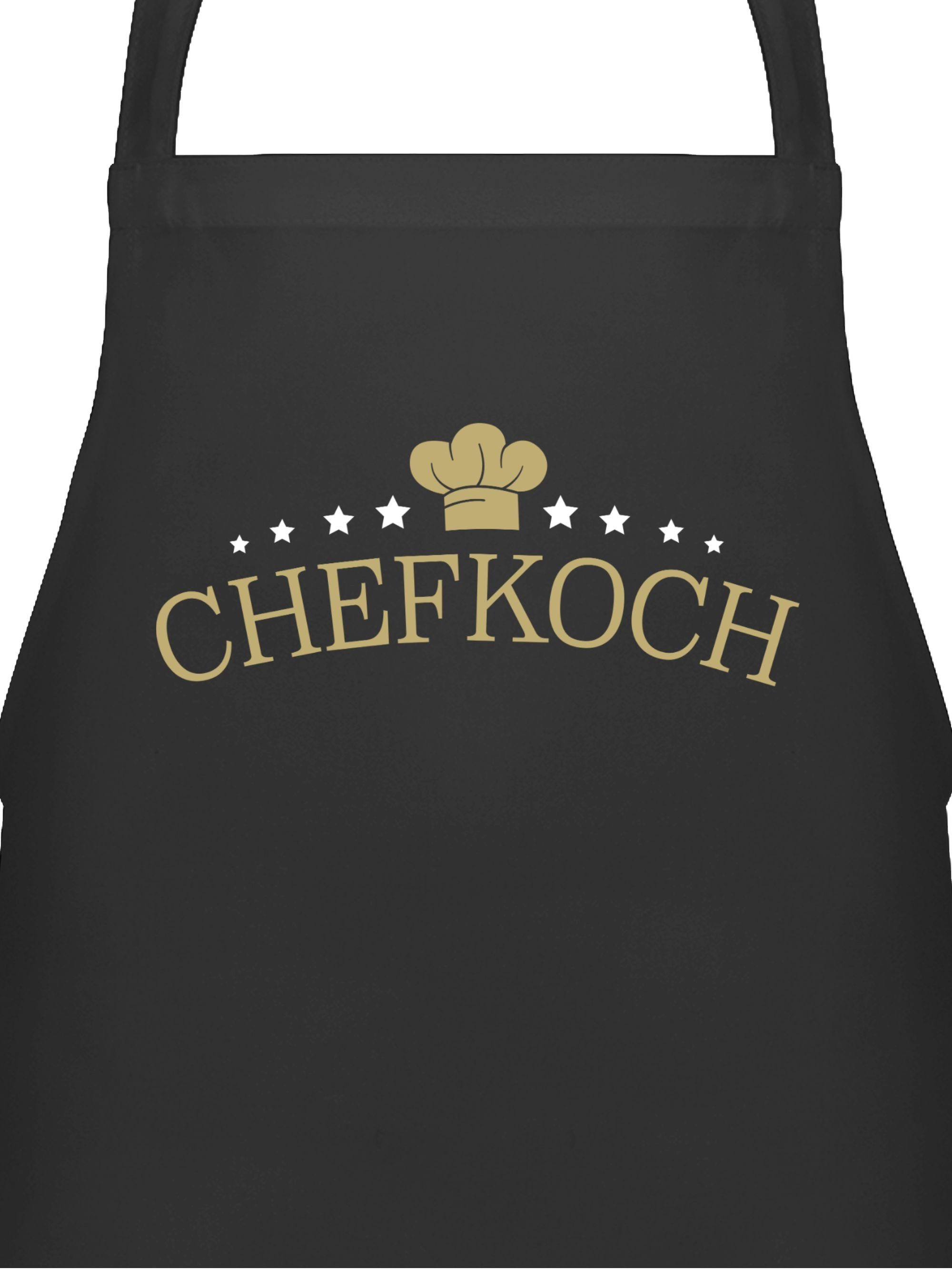 Shirtracer Kochschürze Chefkoch - Hier kocht der Chef - Geschenk für Köche, günstig online kaufen