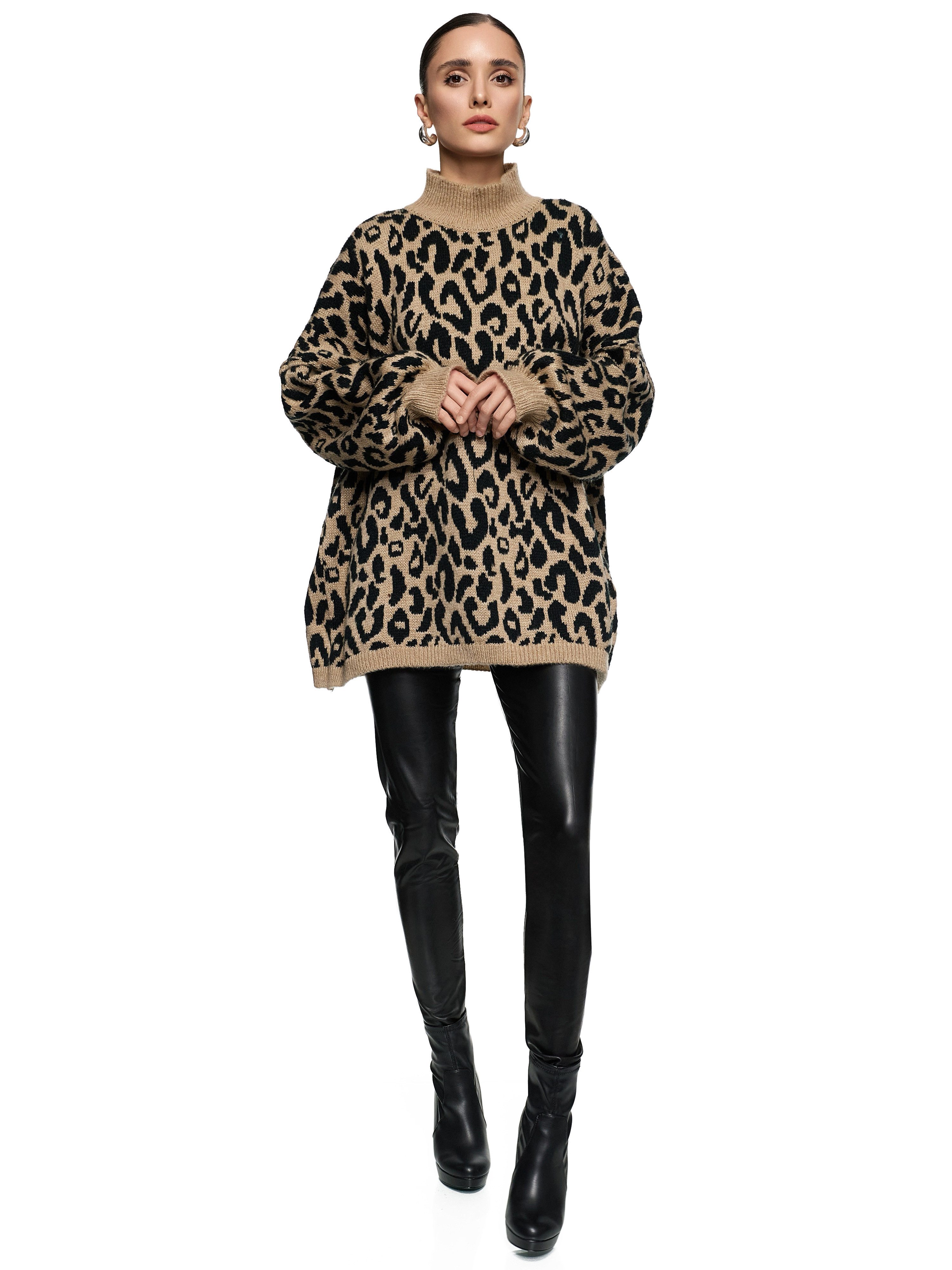 Worldclassca Longpullover WORLDCLASSCA Damen Oversize Strickpulllover Lang günstig online kaufen