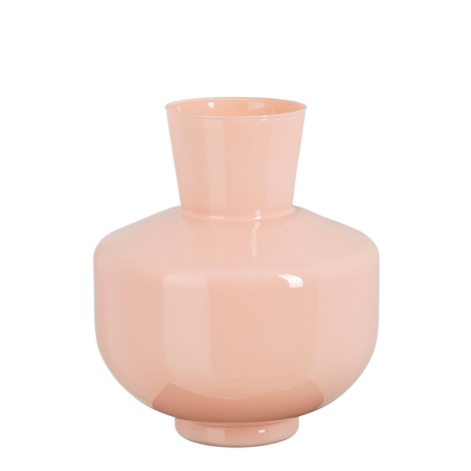 Mica Decorations Dekovase MICA Judy Vase, Glas, Rosa, 29,5x25 cm, 1166253 (1 St)