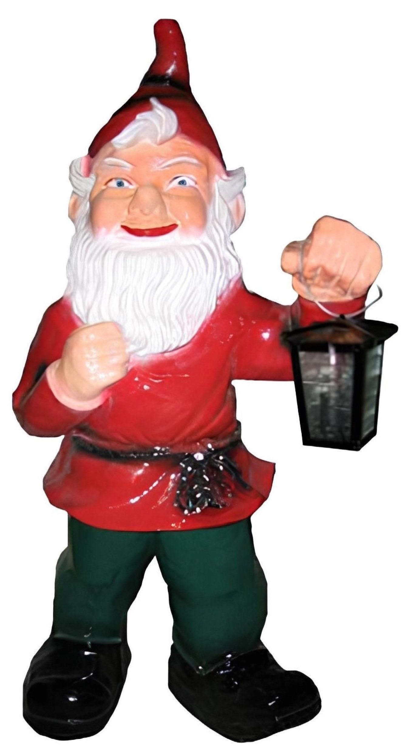 Xlmoebel Gartenzwerg Handbemalte Gartenfiguren Statue Deko für den Außenbereich, (Skulptur K26-100cm), Hergestellt in Europa