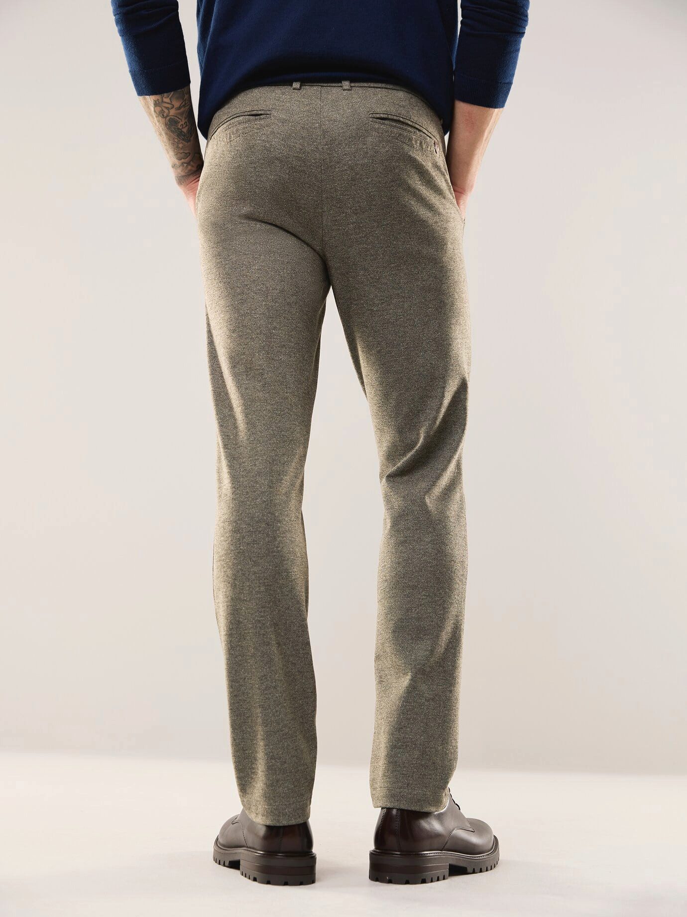 Walbusch Chinohose Herren Bügelfreie Chino aus Leichtflanell Modern fit, modern