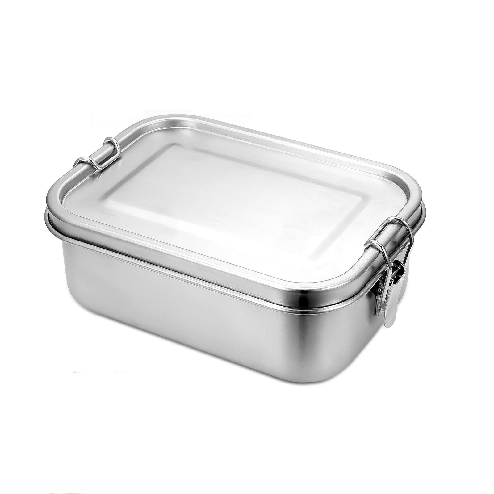 Clanmacy Lunchbox 1200ml Edelstahl Brotdose mit Fächern Lunchbox Auslaufsicher BPA frei