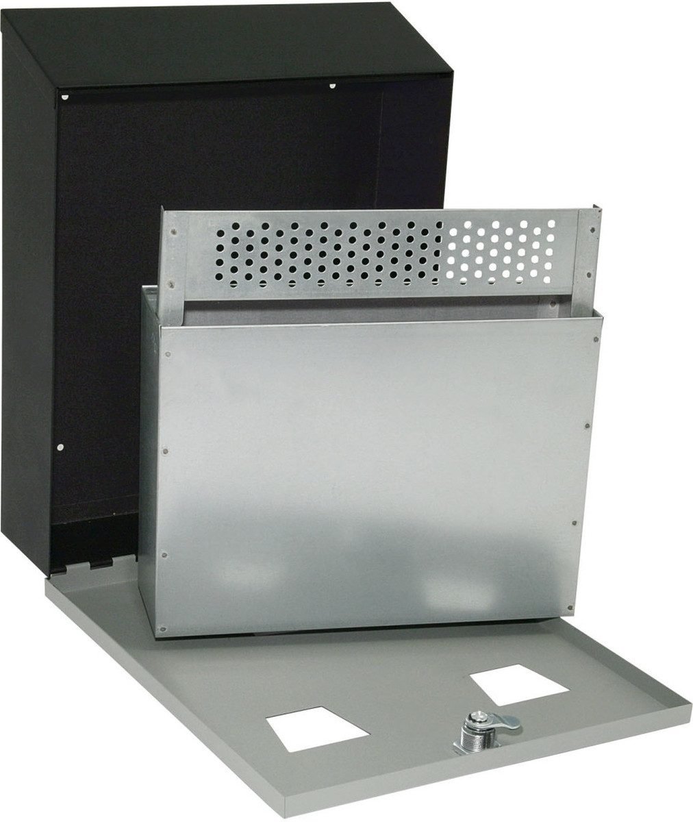 WEDO Aschenbecher Wandascher lompakt 3,1l grau/schwarz
