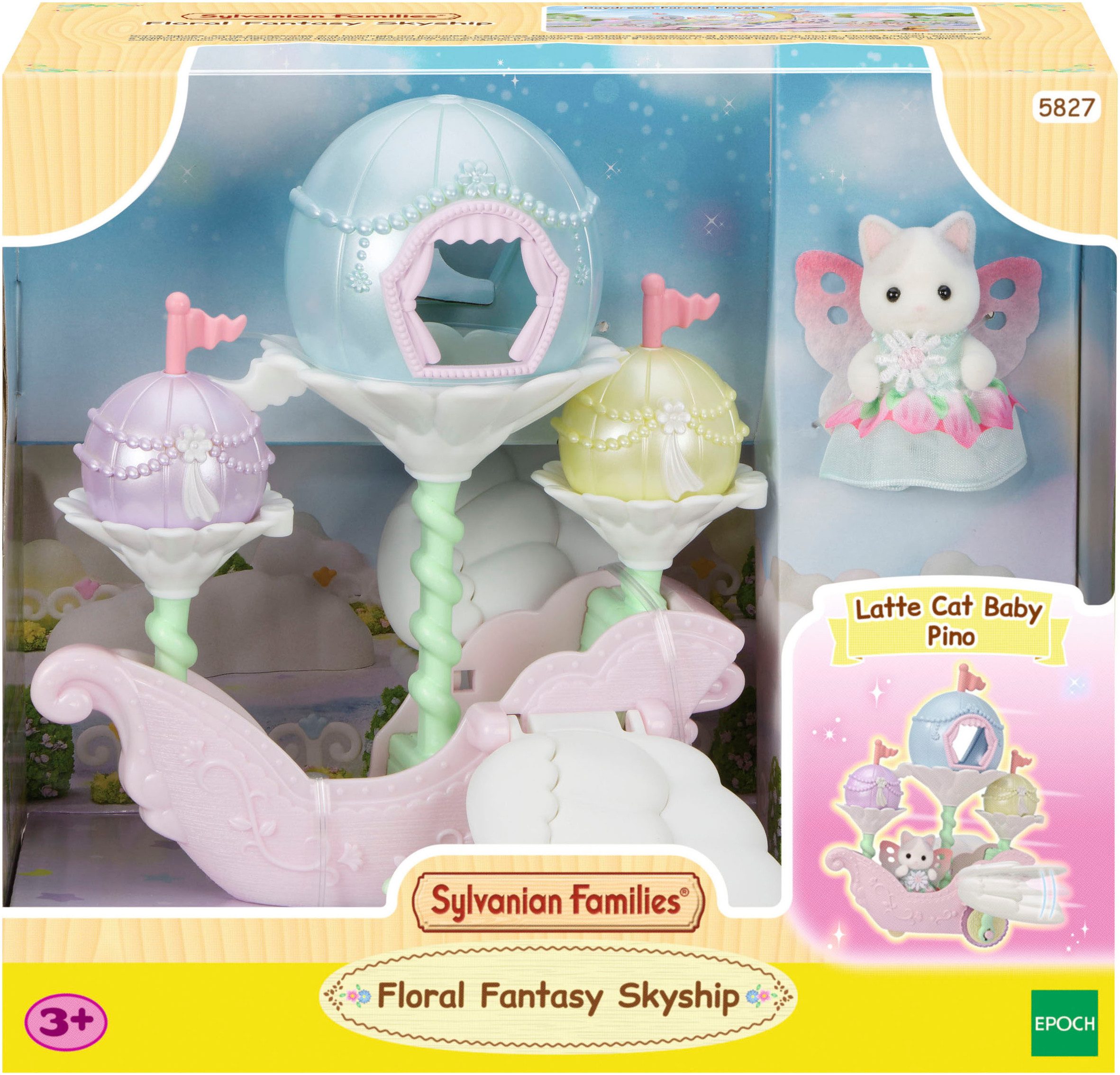 Sylvanian Families Spielwelt Magisches Ballonschiff mit Figur (5827)