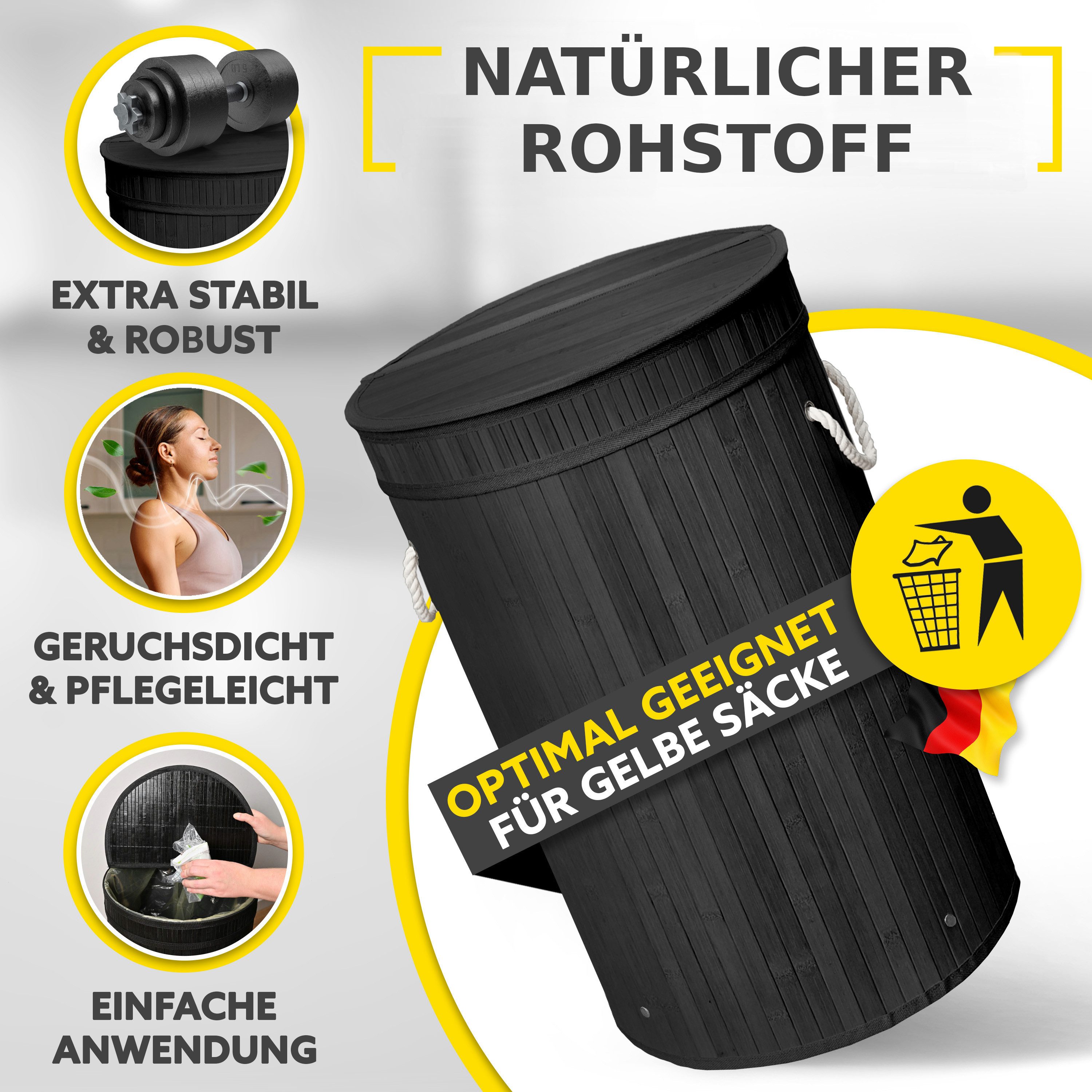 HANDFILL Flaschensammler Wäschekorb, Pfandflaschensammler & für günstig online kaufen