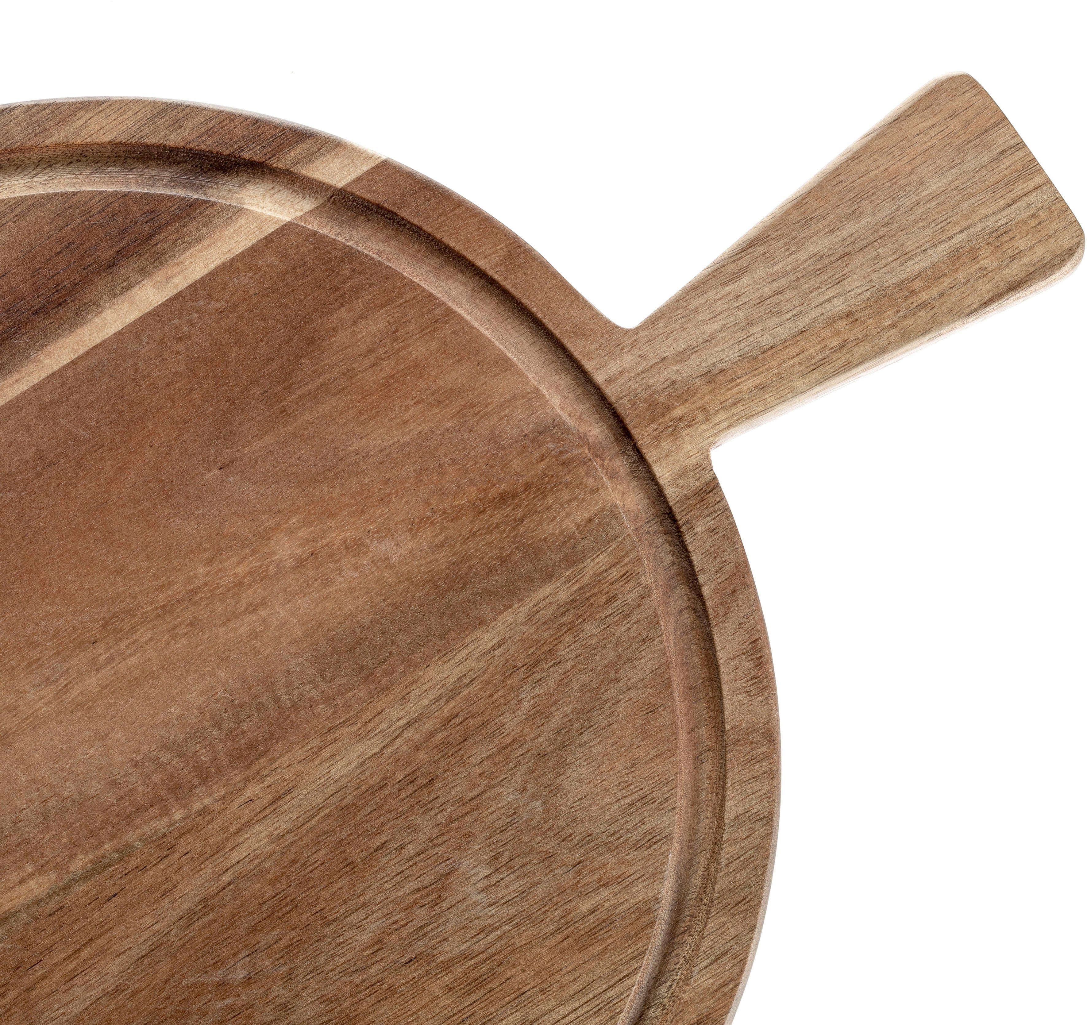 LEONARDO Schneidebrett MATERA, Massivholz, (1-St), Ø 27 cm