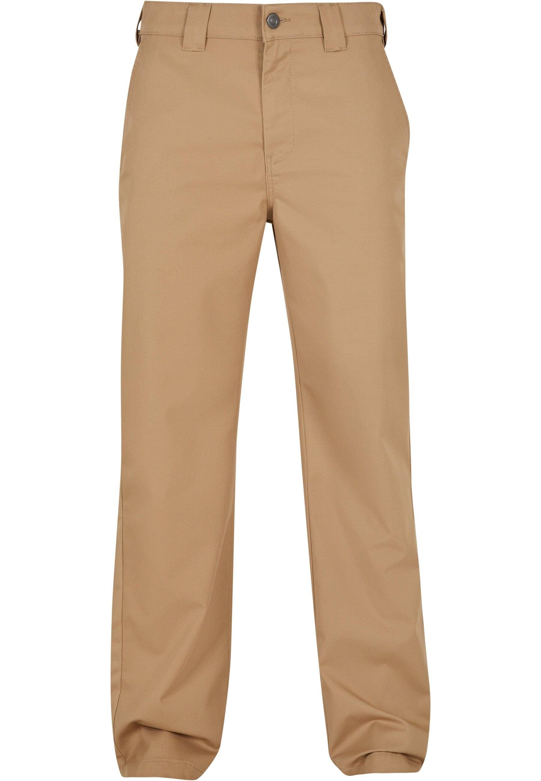 Pants URBAN CLASSICS unionbeige Classic Workwear Stoffhose Herren (1-tlg)