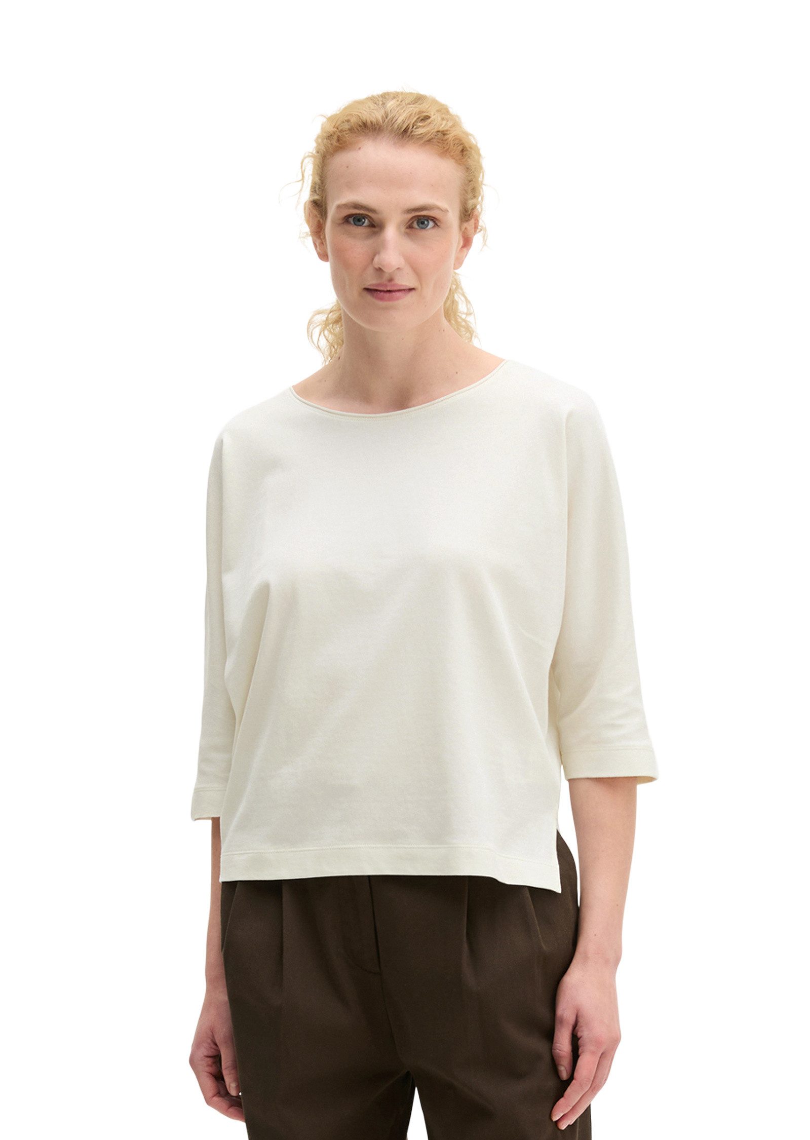 Marc O'Polo T-Shirt aus Feinstrick-Jersey