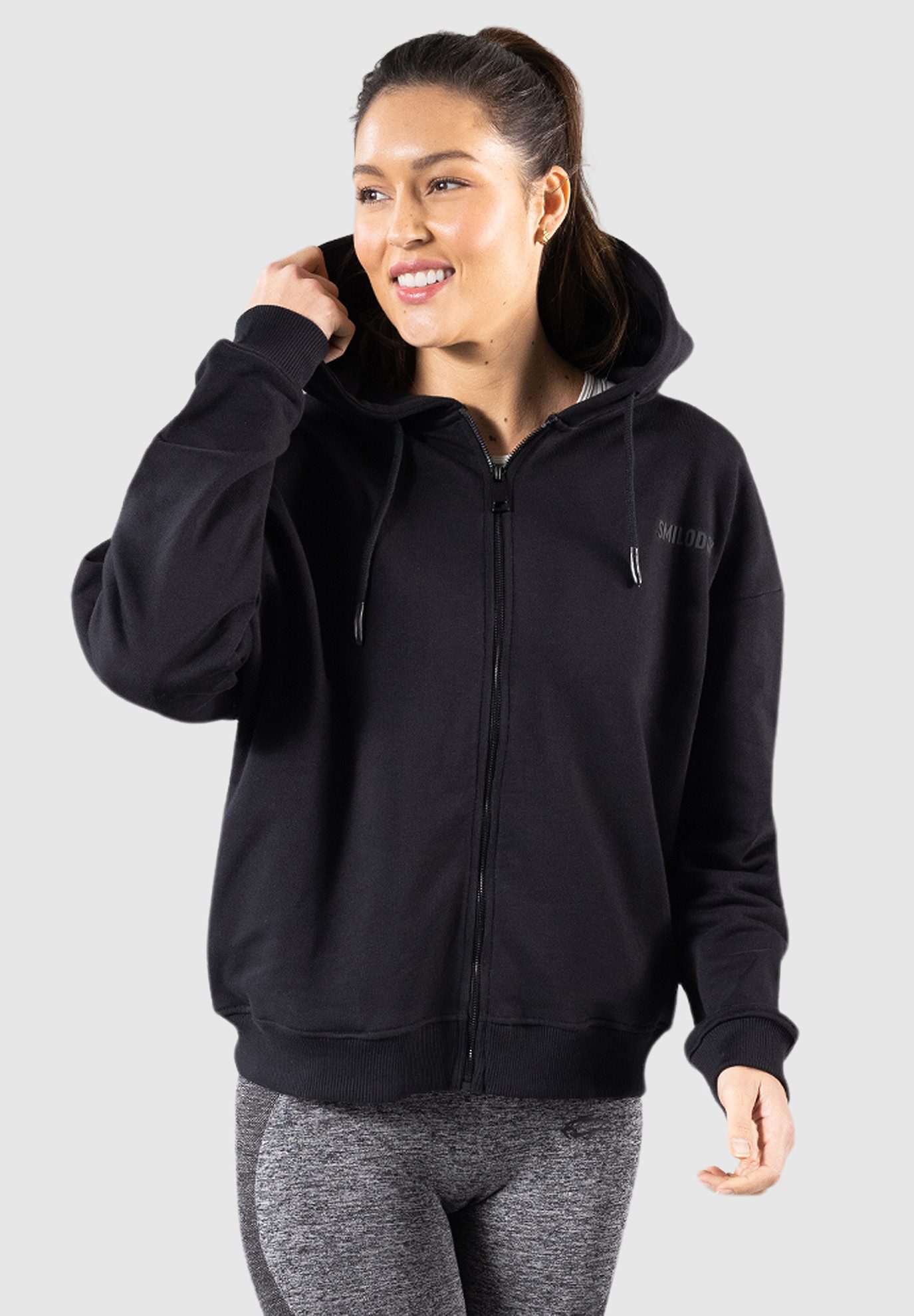 Smilodox Hoodie Tara 100% Baumwolle günstig online kaufen