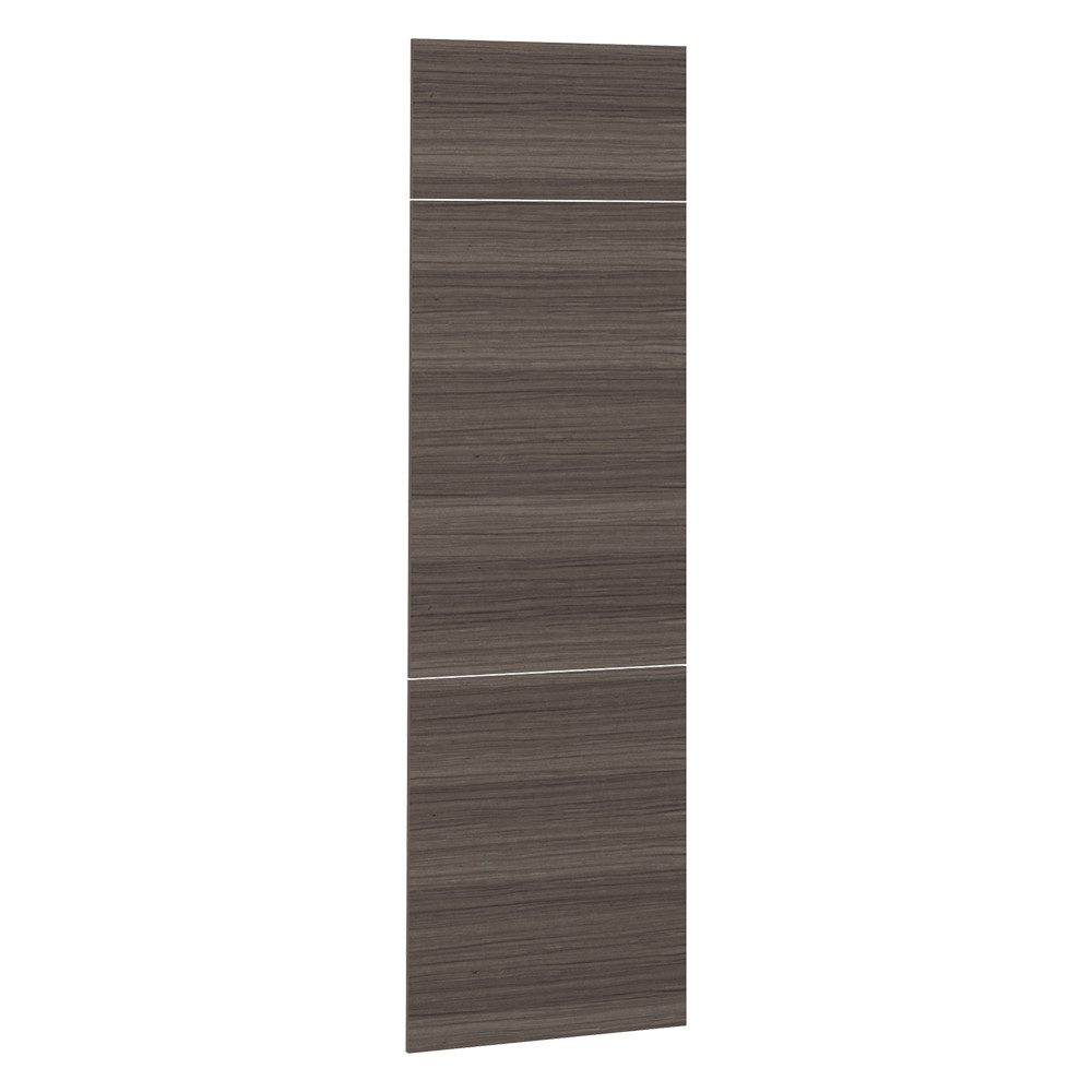 Vicco Unterschrank R-Line, Edelgrau, 59.6 x 196 cm Möbelfront für den Kühlumbauschrank (1-St)