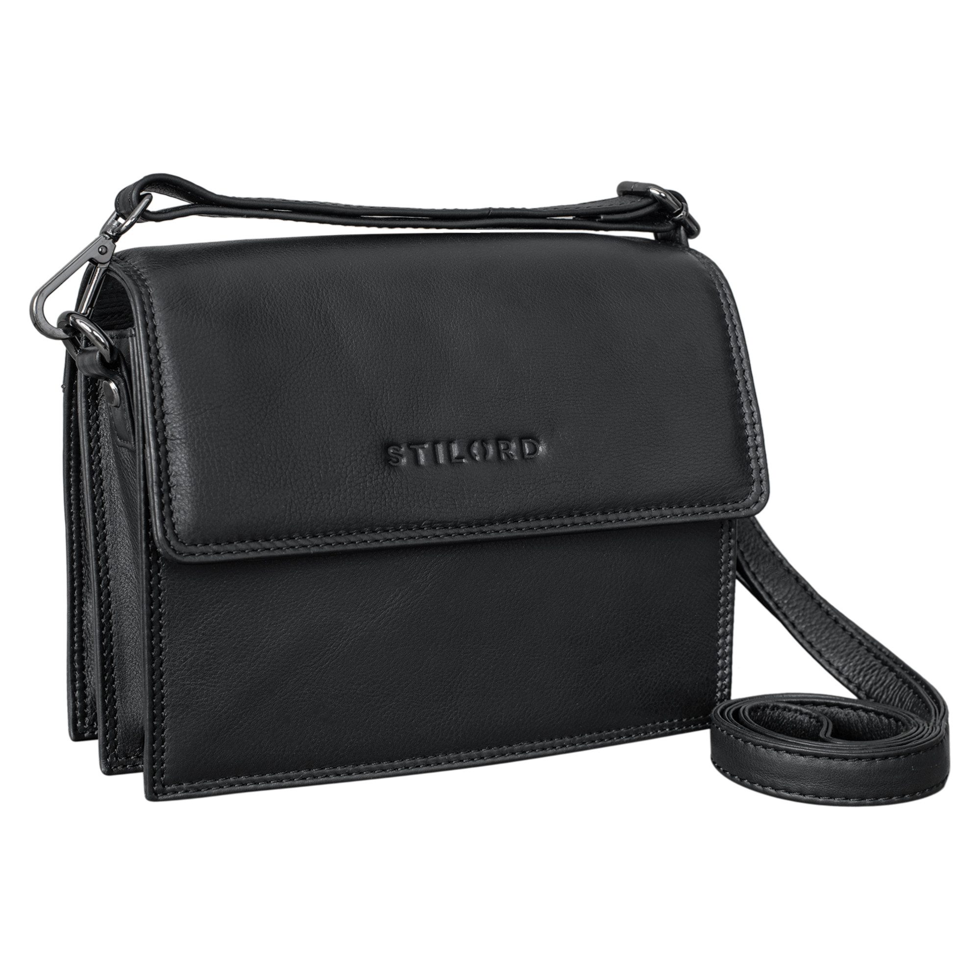 Handtasche "Aleia" Handtasche Damen Leder klein