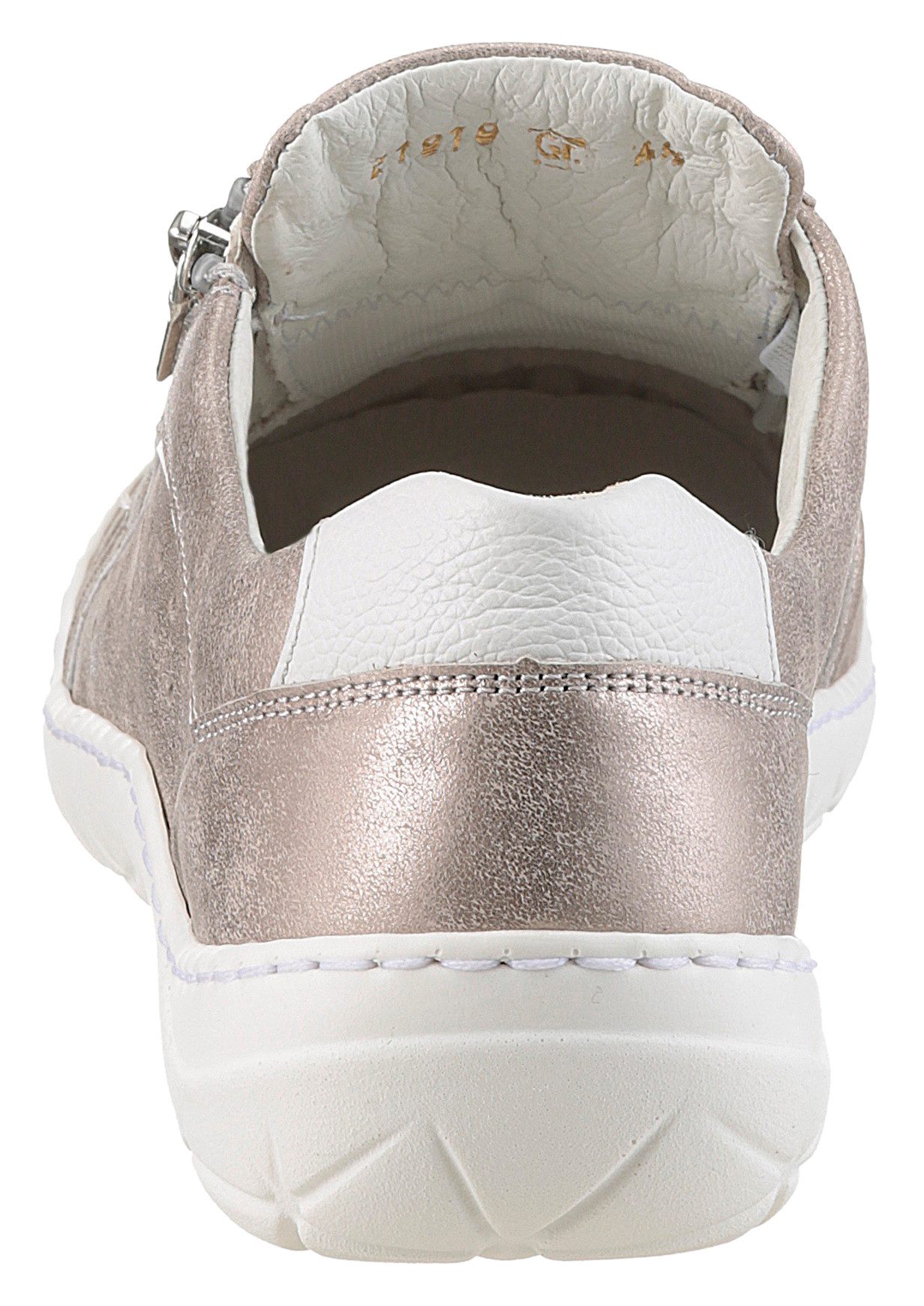 Waldläufer K-MILENA Slip-On Sneaker, Komfortschuh, Bequemschuh in extrabreiter Weite K