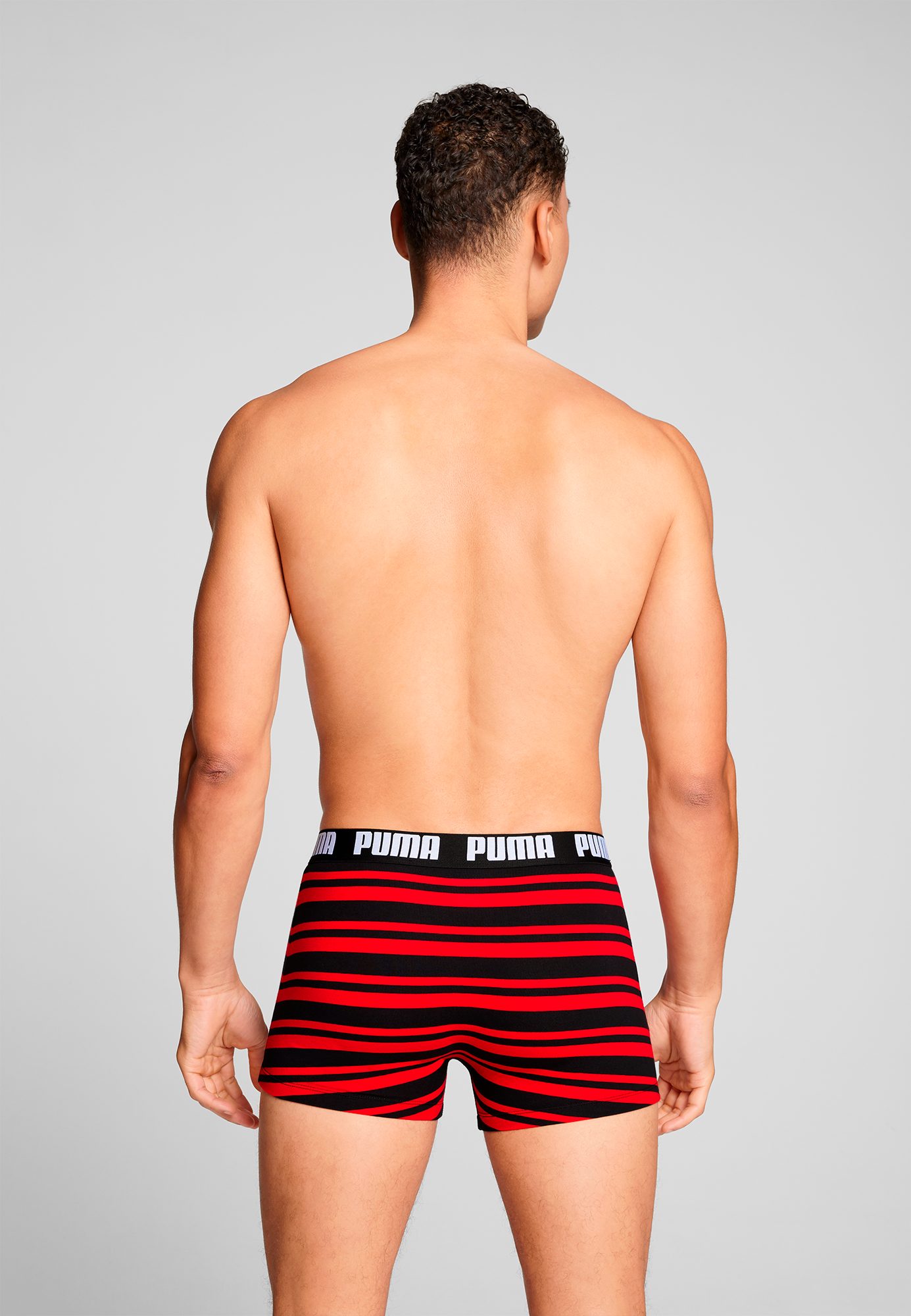 PUMA Boxershorts PUMA MEN EVERYDAY PLACED LOGO BOXERS 2P (2er Pack) mit Logo Webbund – Bild 4 von 5