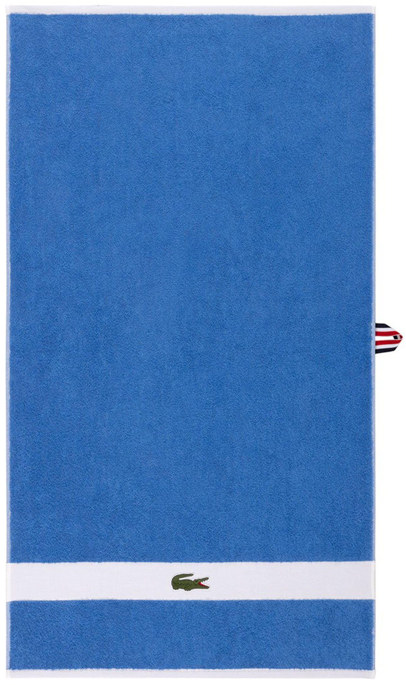 Lacoste Handtuch LCASUAL, Frottier (1-St), mit Label-Applikationen und Bordüre