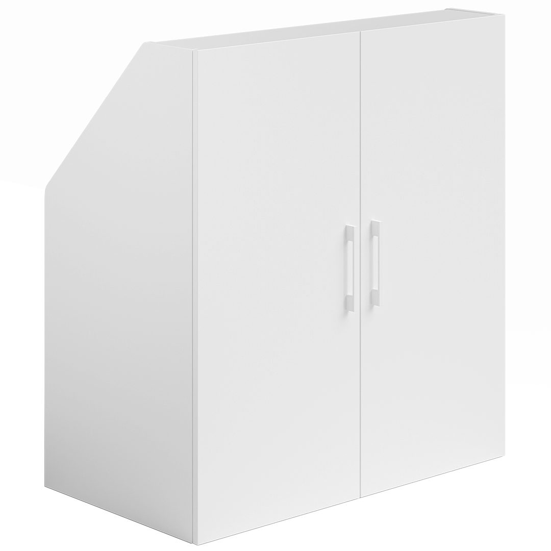 Bellamio Regal Aland Dachschrägenregal 45 Grad-Winkel, Weiß, 90 cm breit mi günstig online kaufen