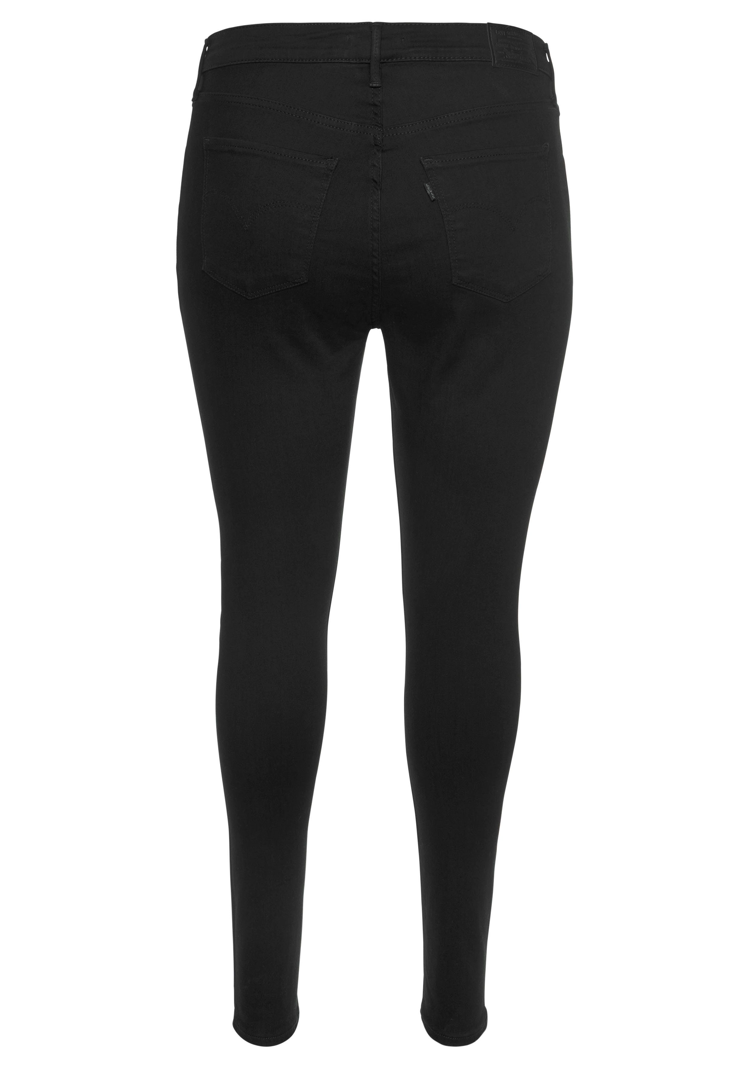 Skinny-fit-Jeans Leibhöhe mit hoher Plus Levi's® High-Rise 720 black