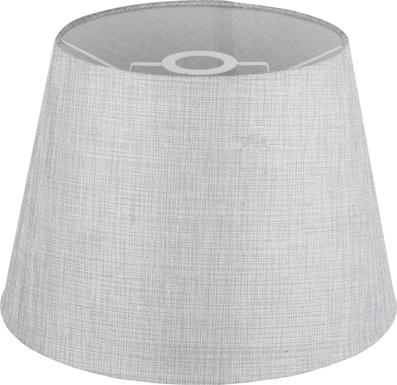 Globo Tischleuchte Лампиschirm für Tischleuchten Grau Textilschirm Tischlampen 35 cm