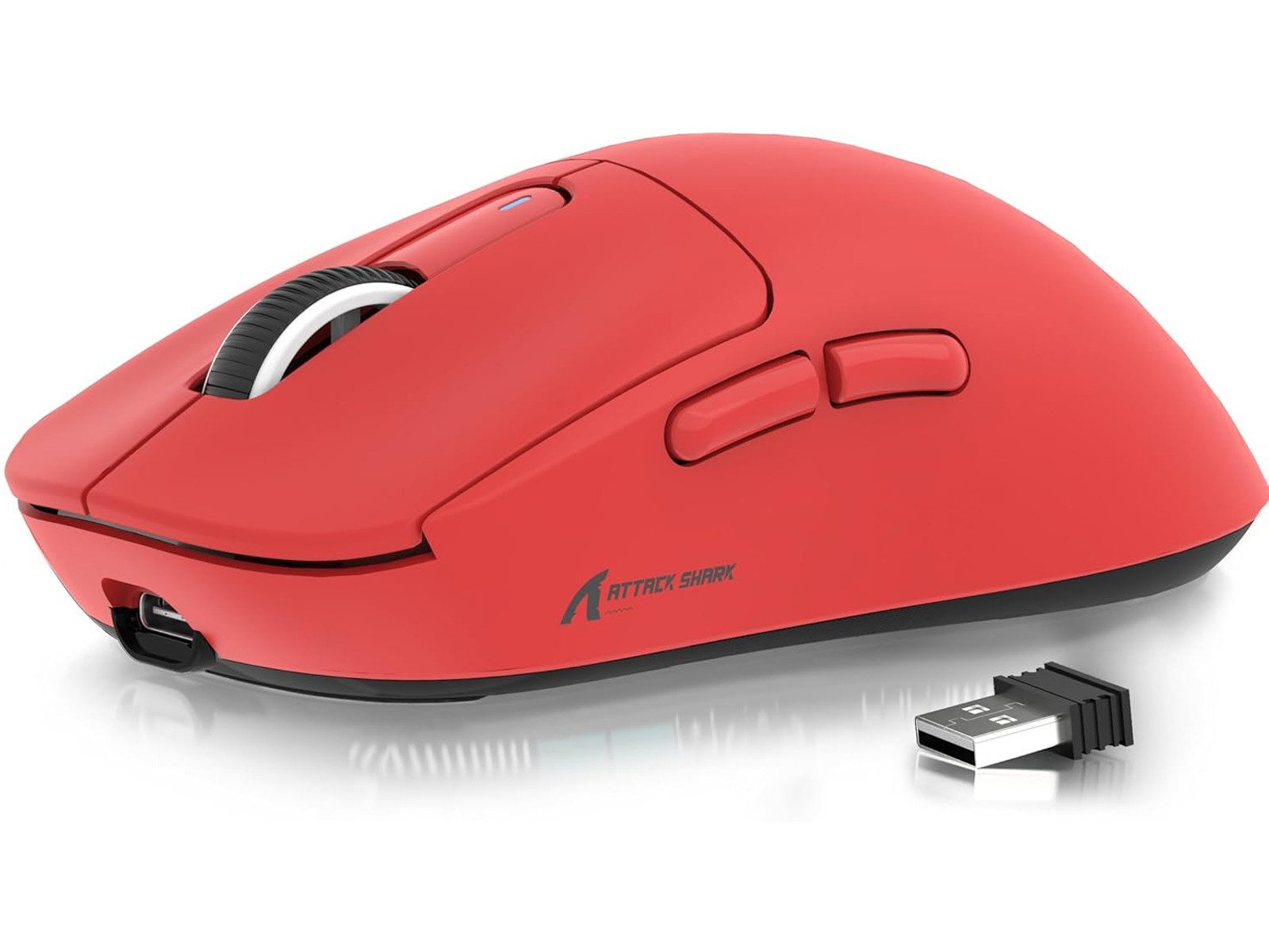 ATTACK SHARK X3 Kabellose Gaming-Maus, 49g Ultraleicht, PAW3395 Gaming-Maus (2.4G, Bluetooth, kabelgebunden, 200H)