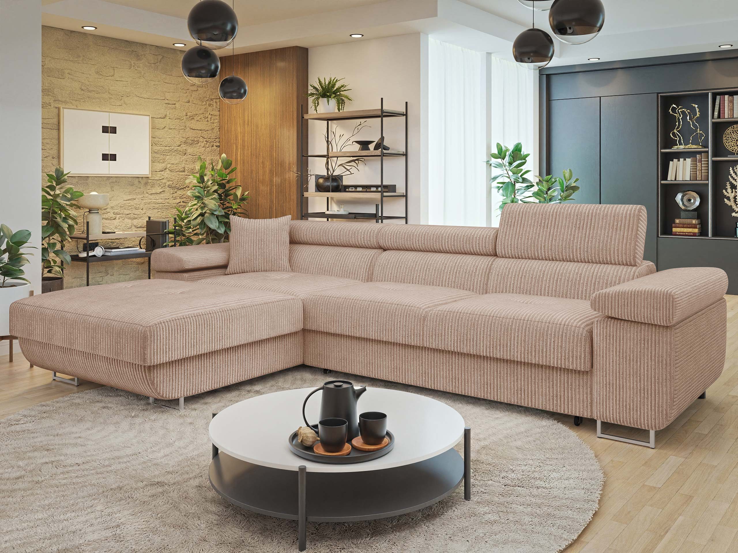 MIRJAN24 Ecksofa Torezio Mini Cord, mit günstig online kaufen