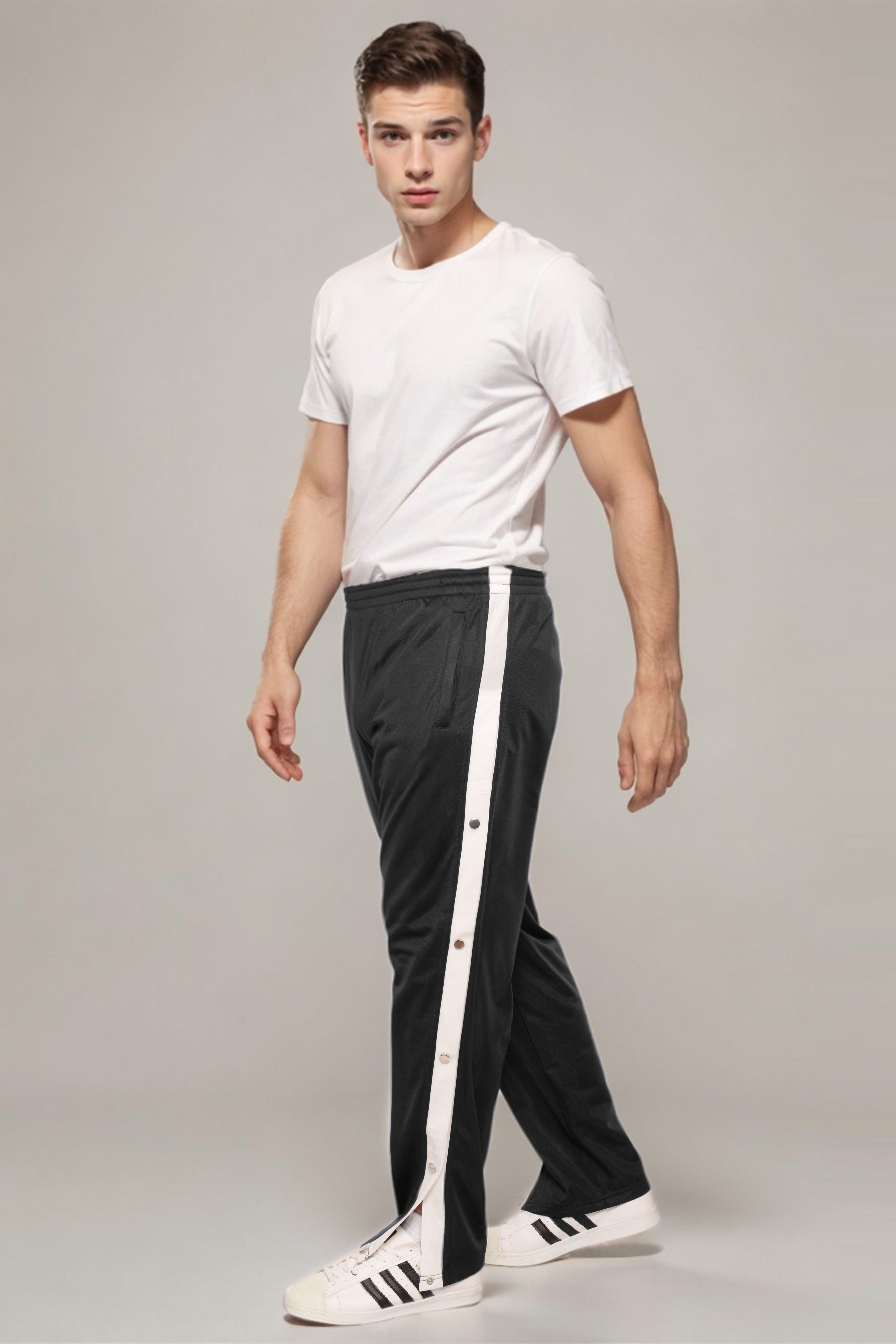 Kendindza Collection Jogginghose Knopfhose Jogginghose mit Druckknöpfen Spo günstig online kaufen
