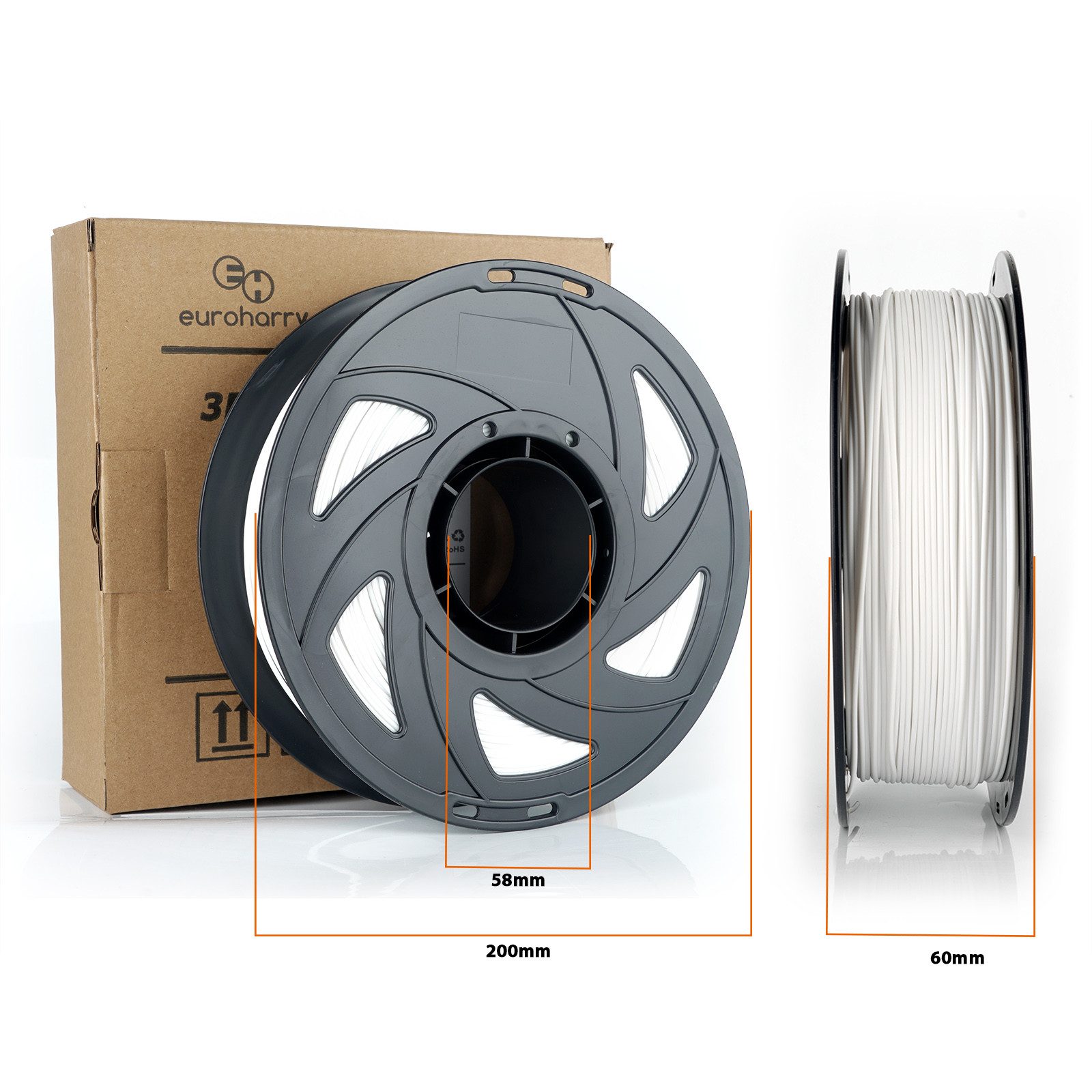 euroharry Filament 3D Filament PETG 1,75mm 1KG verschiedene Farben – Bild 4 von 4