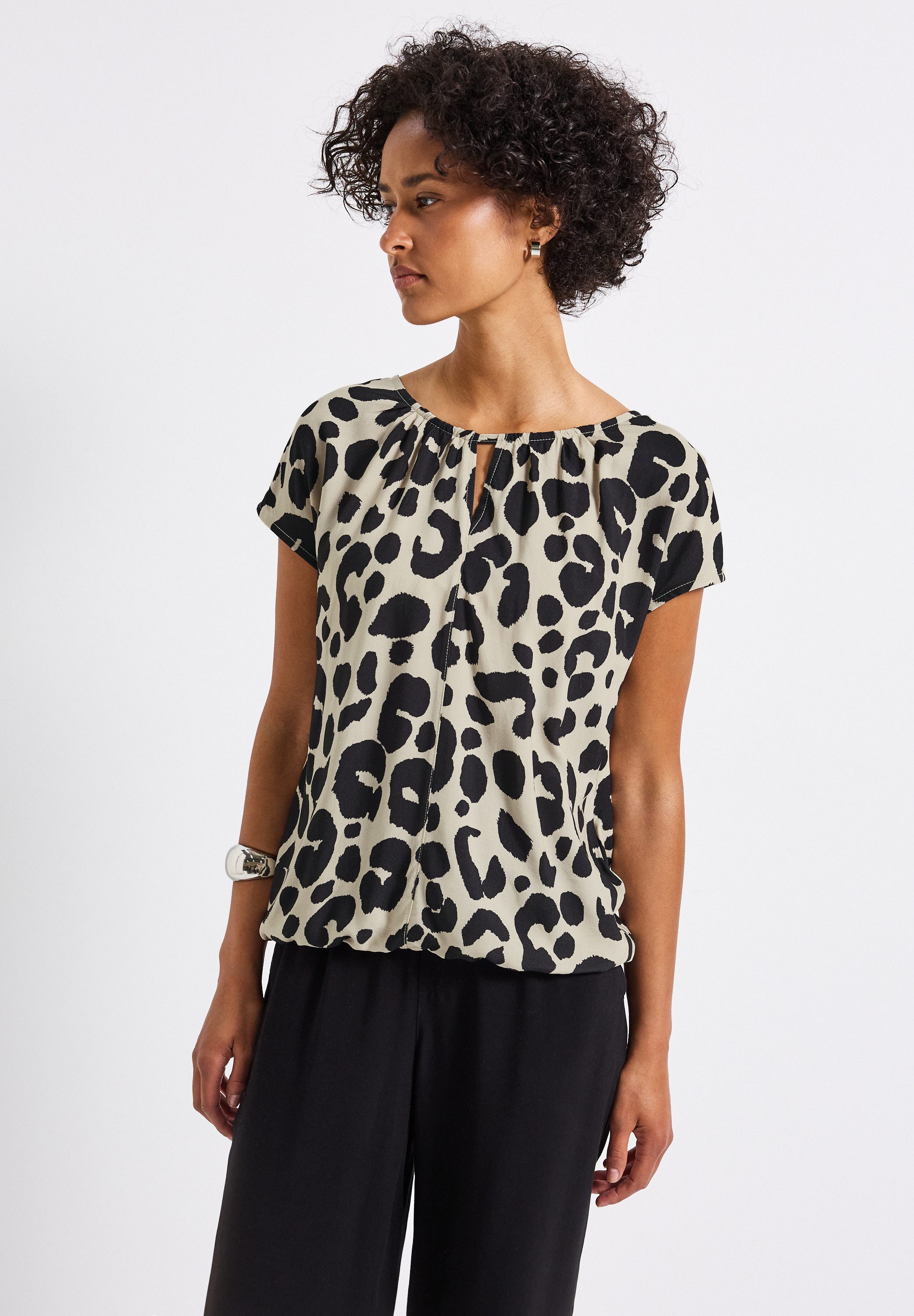 STREET ONE T-Shirt mit Cut-Out Detail günstig online kaufen