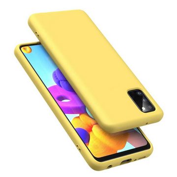 CoolGadget Handyhülle Gelb als 2in1 Schutz Cover Set für das Samsung Galaxy A13 5G / A04s 6,5 Zoll, 2x Glas Display Schutz Folie + 1x Case Hülle für Galaxy A13 5G A04s