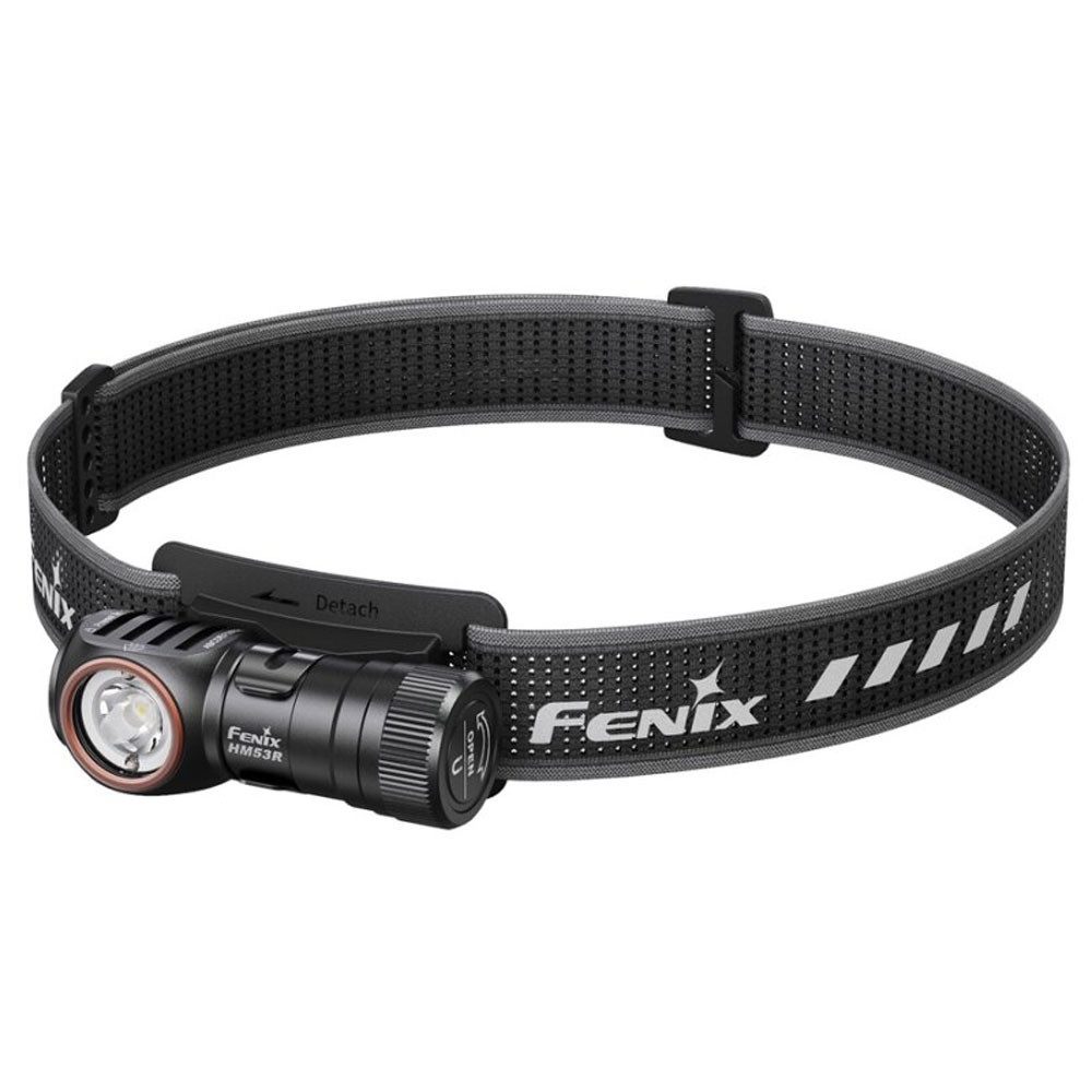 Fenix LED Stirnlampe HM53R LED Stirnlampe 1200 Lumen - Schwarze Kopflampe, via Magnet aufstellbar