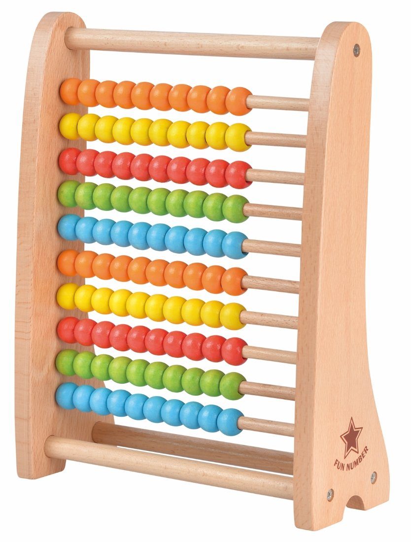Lelin Lernspielzeug 10272 Holzspielzeug Abacus Lernspiel - Rechenschieber